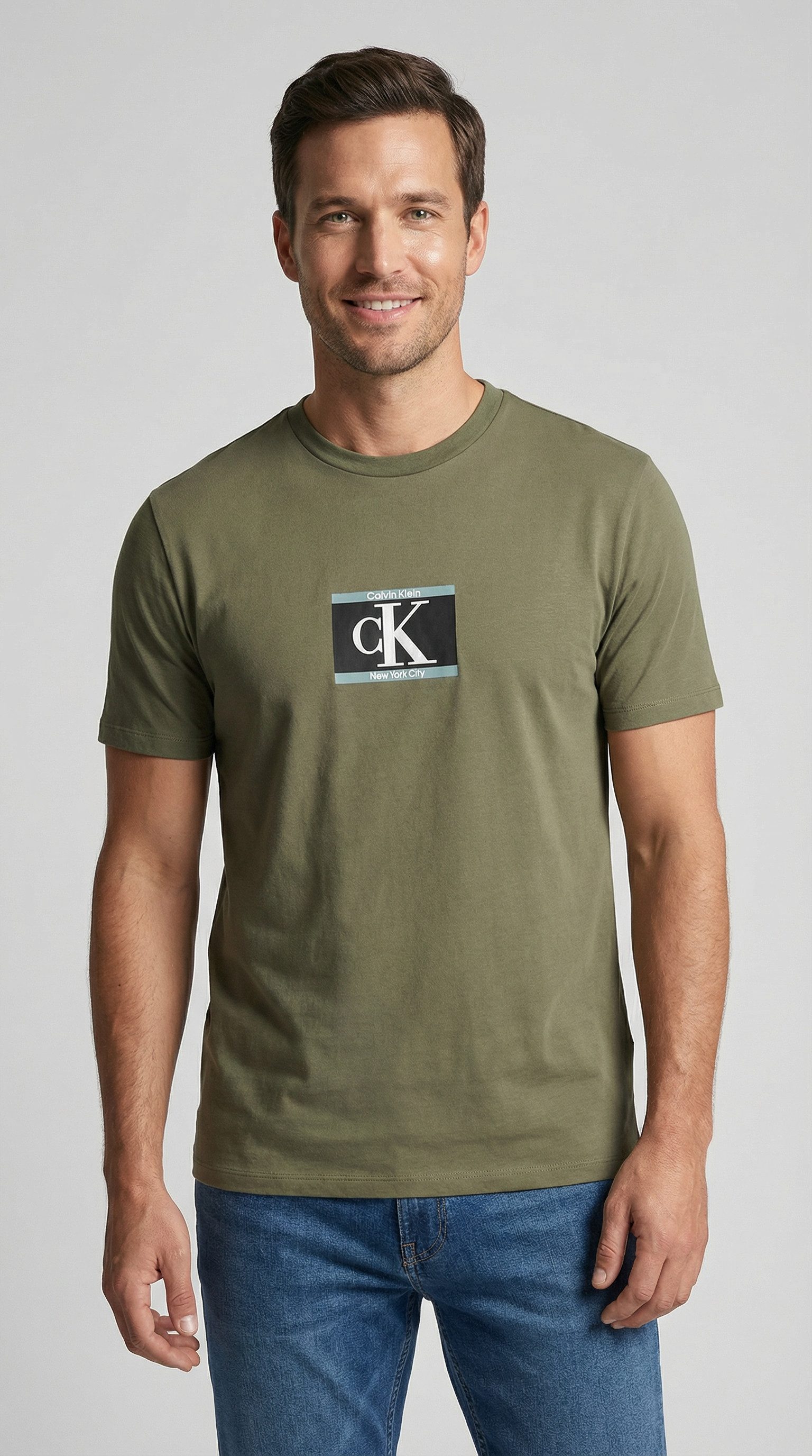 Calvin Klein T-Shirt SS 30s E SPRTSWR 3 G mit Logo-Print