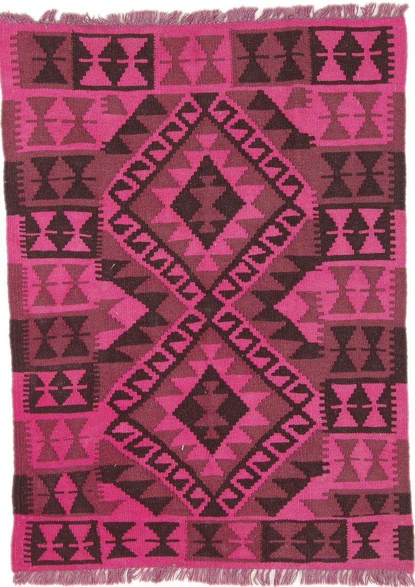 Limited Afghan Höhe: Heritage Kelim Handgewebter Moderner, 3 82x112 Nain mm Trading, Orientteppich rechteckig,