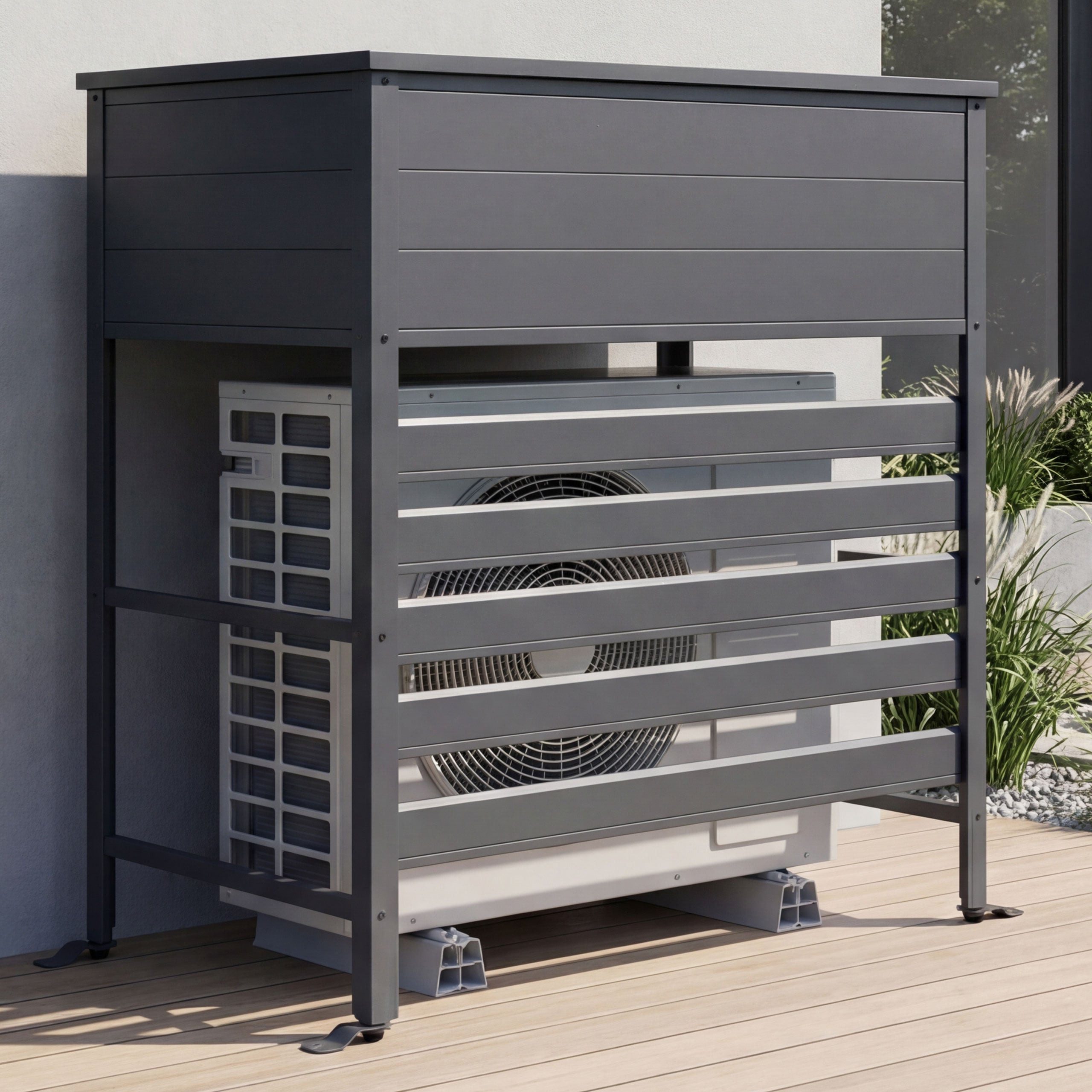 MCW Klimaanlagen-Verkleidung MCW-P94, Zubehör für Klimaanlagen und Wärmetauscher, Maximale Dauerbelastbarkeit Aufbewahrungsbox: 50 kg