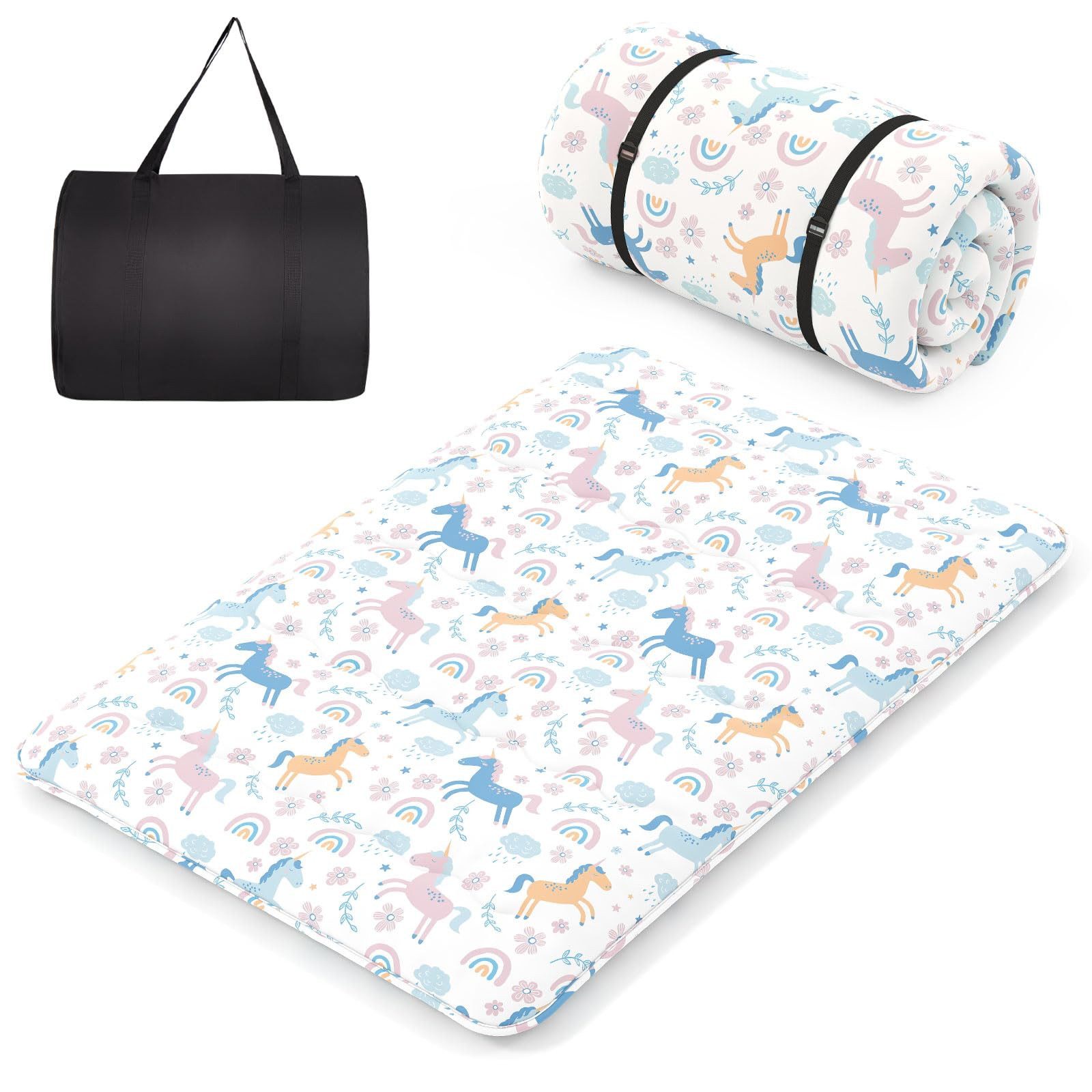 Futonmatratze, COSTWAY, 10 cm hoch, Futon Matratze, Tatami-Matte, Klappmatratze, 140x200cm