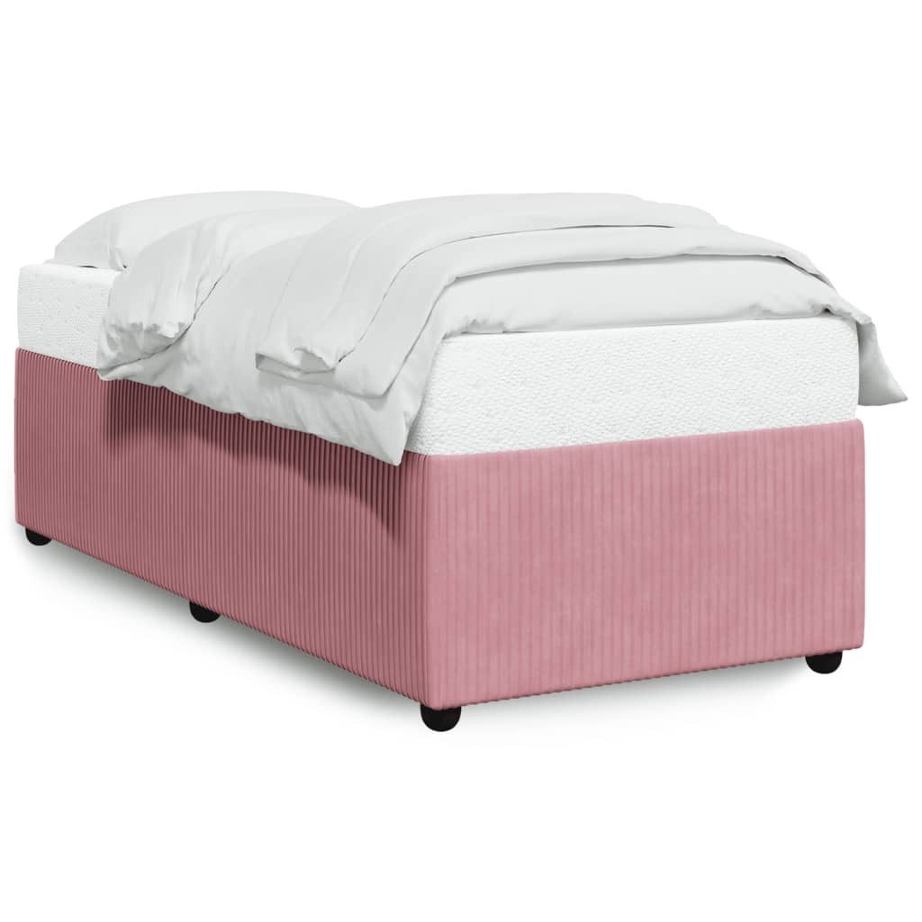 vidaXL Bett Bettgestell Rosa 90x200 cm günstig online kaufen