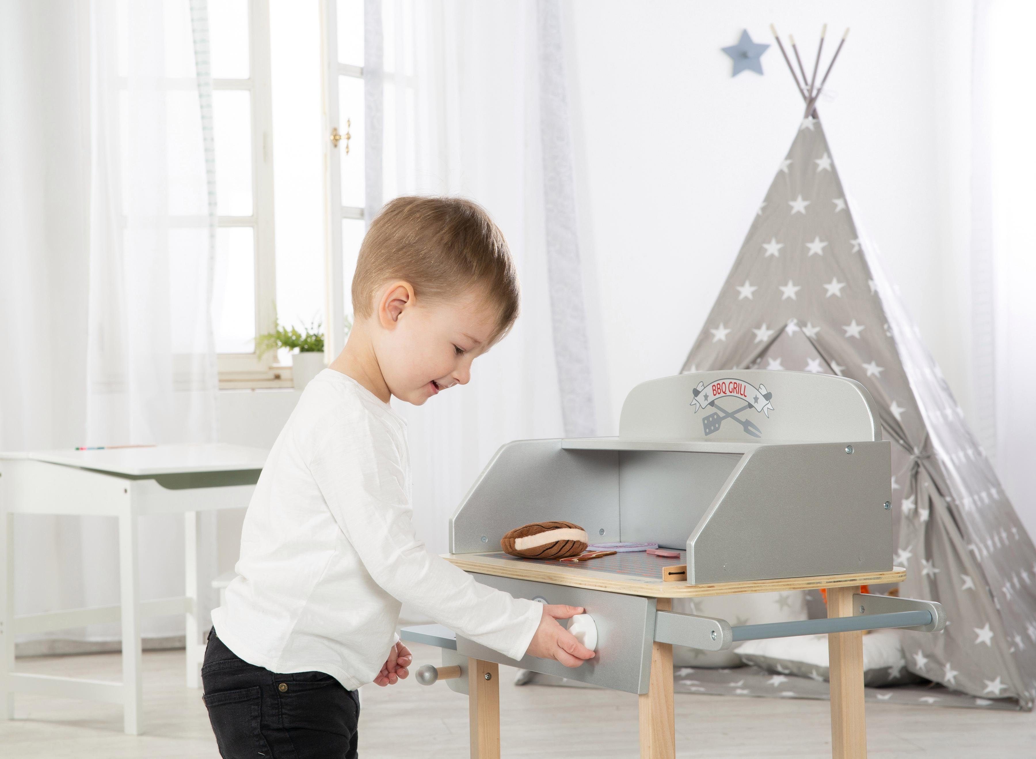 roba® Kinder-Grill BBQ Grill, mit Zubehör