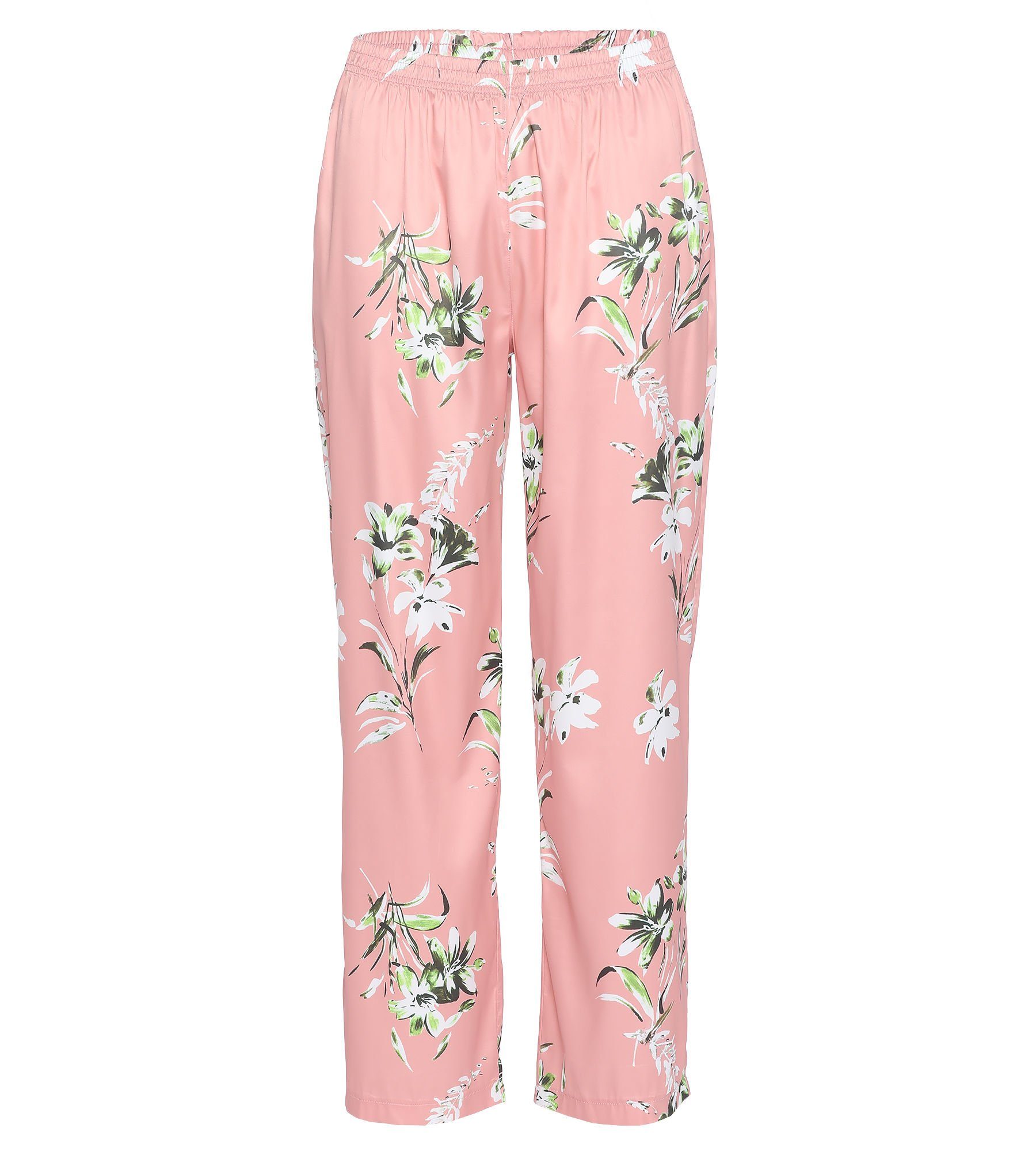 Pure Shape Pyjama Hemdbluse & Hose 2-teilig) (Set, Blumenprint mit