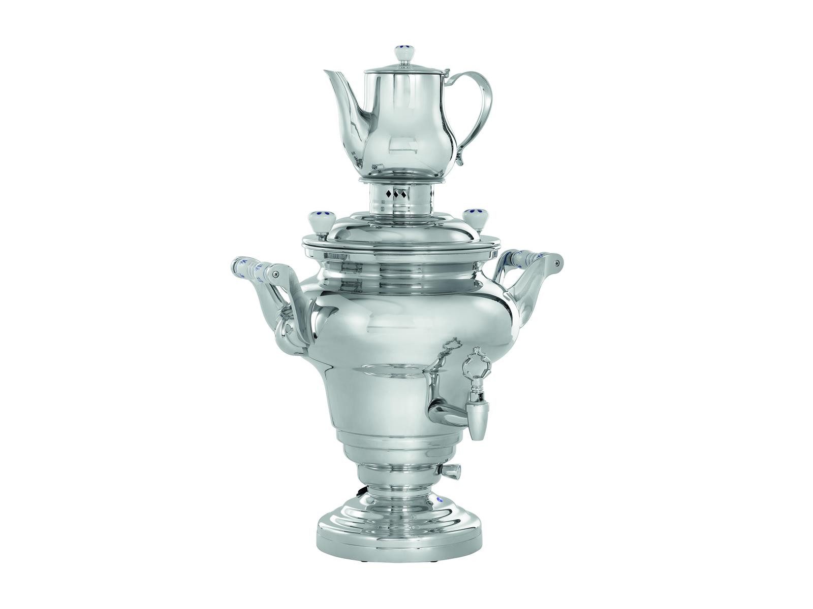Samowar Samowar 15L, mit Teekanne 2L, Edelstahl, 191005