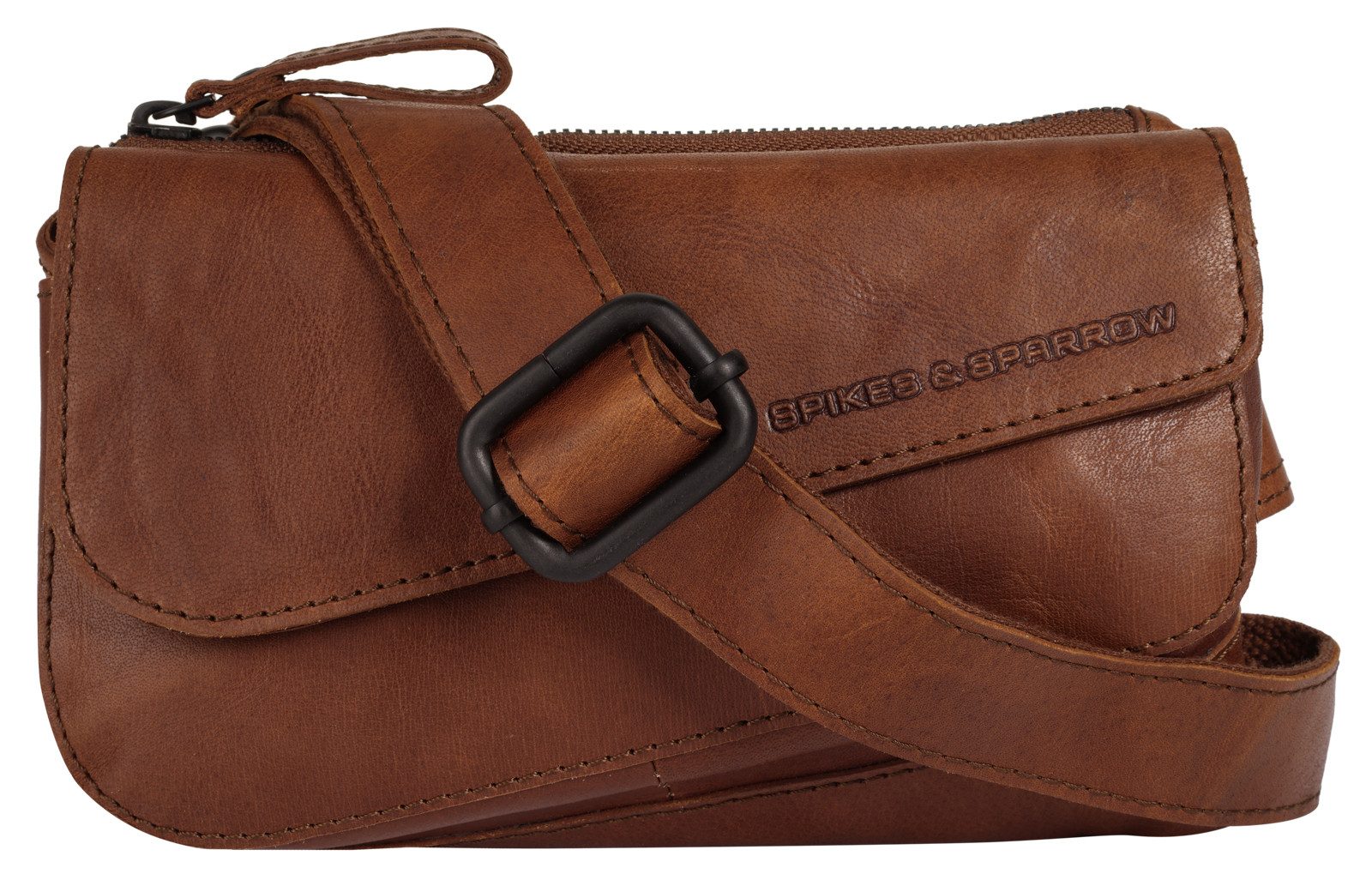 Spikes & Sparrow Gürteltasche, echt Leder