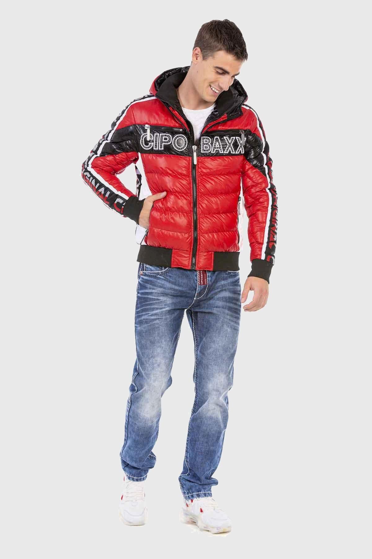 Cipo & Baxx Winterjacke Jacke mit modischer Steppung