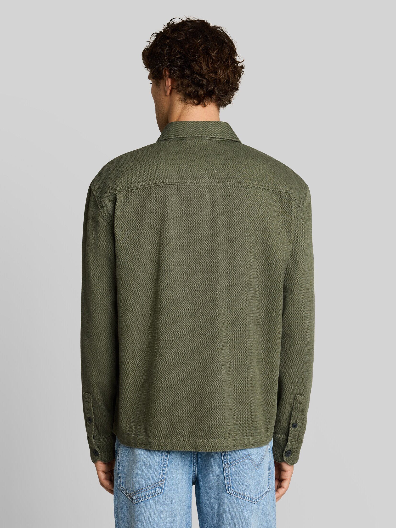 TOM TAILOR Denim Langarmhemd Blusen & Shirts Overshirt aus Baumwolle