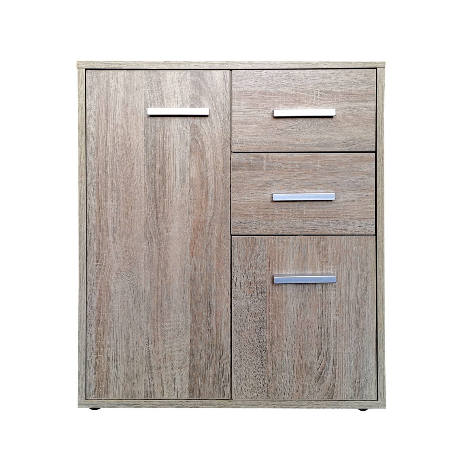 HTI-Living Sideboard Kommode mit 2 Schubladen Nina Sonoma (Stück, 1 St., 1 Kommode), Anrichte Sideboard Schrank