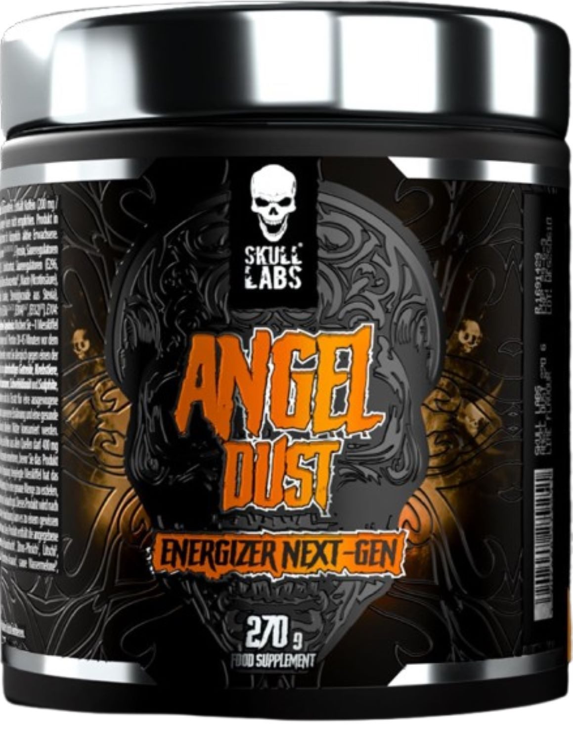 SKULL LABS Skull Labs Angel Dust 270g Pre Workout supplement Pulver, Enthält Beta-Alanin, Betain, L-Tyrosin, GABA, Cholin, L-Theanin