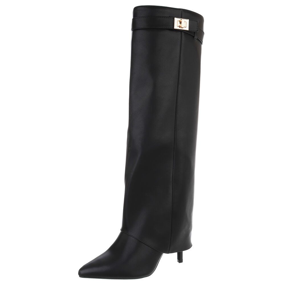 Ital-Design Elegante kniehohe Stiefel für Damen günstig online kaufen