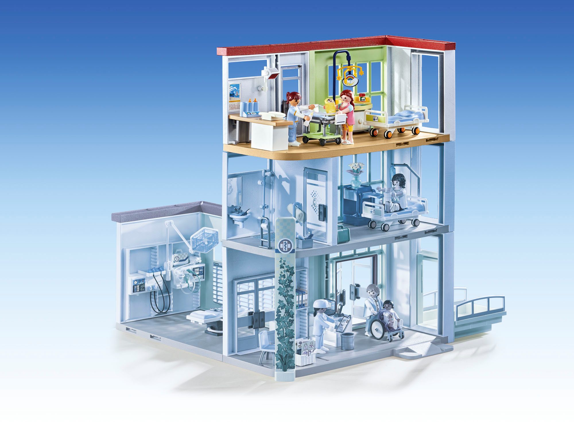 Playmobil® Entbindungsstation (71616), Action Heroes Konstruktions-Spielset, (62 St), Made in Europe
