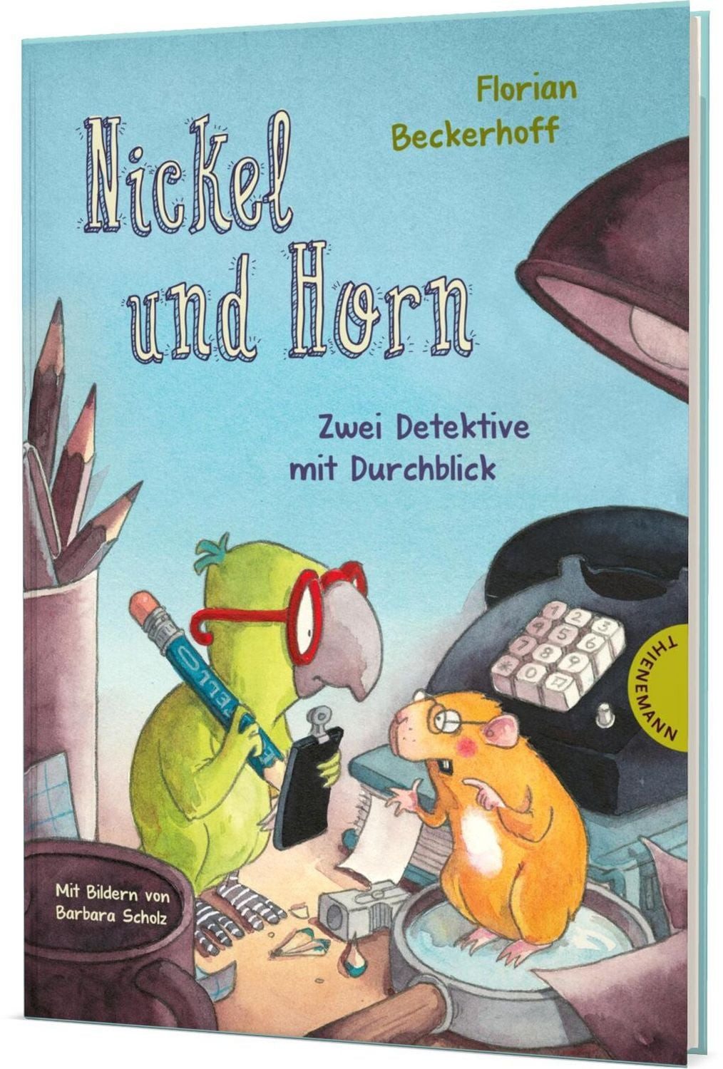 Nickel und Horn 1: Nickel und Horn / Florian Beckerhoff, Zwei Detektive mit Durchblick, Lustiger Krimi zum Vorlesen für Kinder ab 6 Jahren