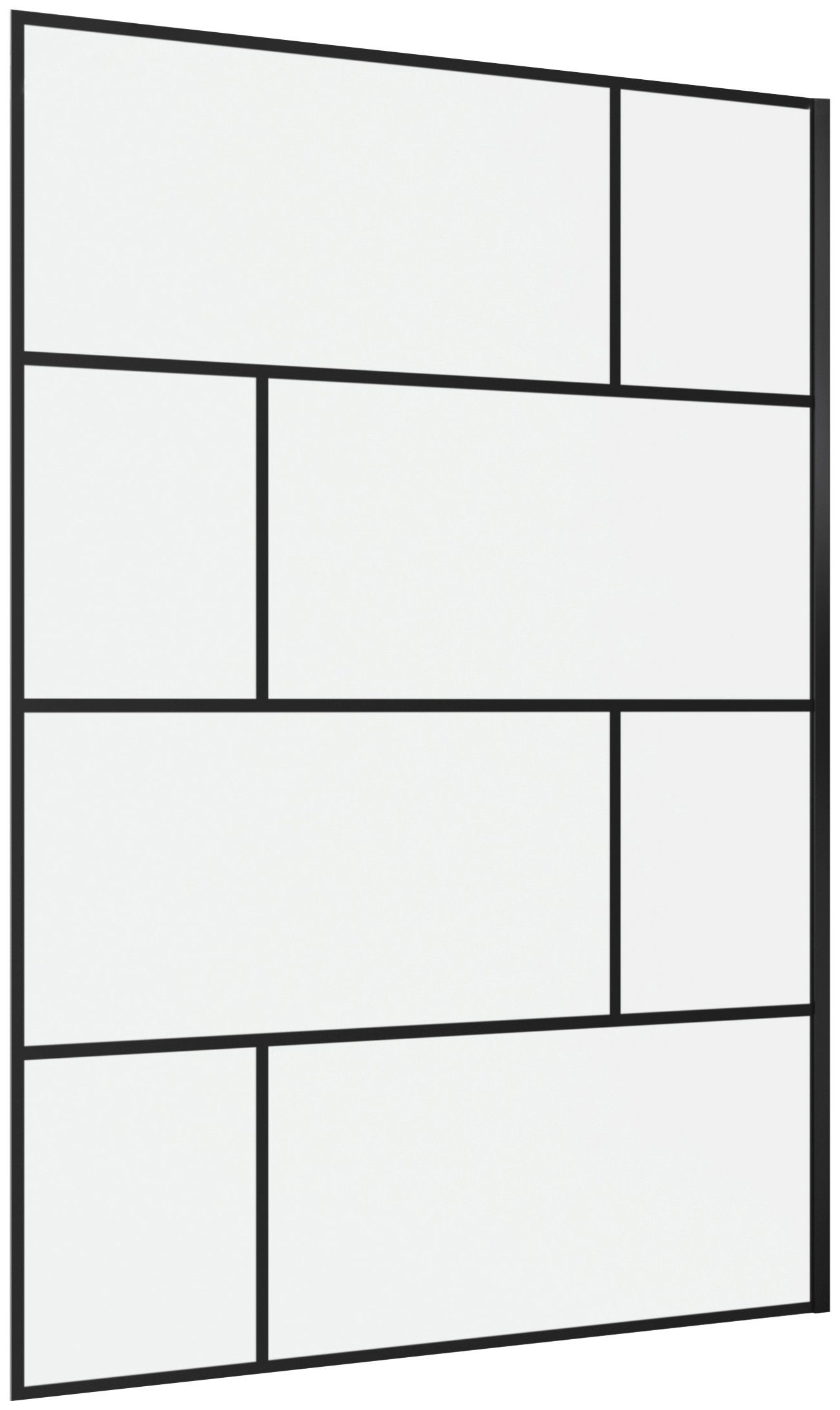 Thumbnail - Marwell Walk-in-Dusche Bricks, Einscheibensicherheitsglas, ohne Haltestange, 90x195 cm