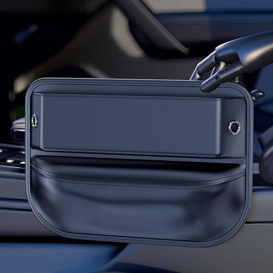 götäzer Aufbewahrungsbox Universelle hochwertige Leder-Autositz-Lückenfüller-Box  (2 St), Lagerung, Frauen Männer Autozubehör, Car Essentials