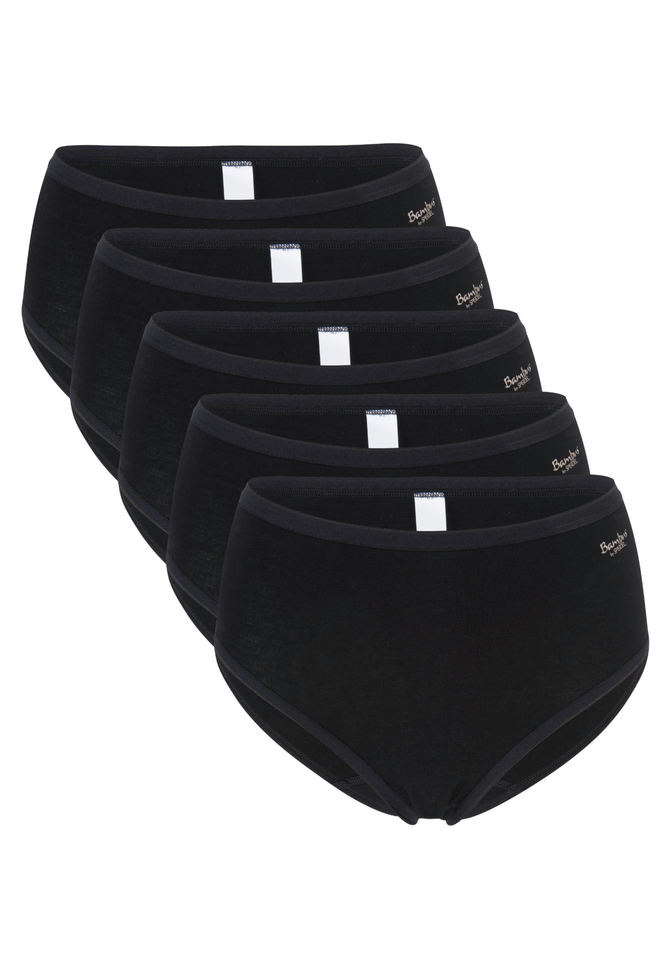 Speidel Midislip 5er-Pack Bambus (Spar-Set, 5-St) Midi Slip - Atmungsaktiv - Weich und atmungsaktiv