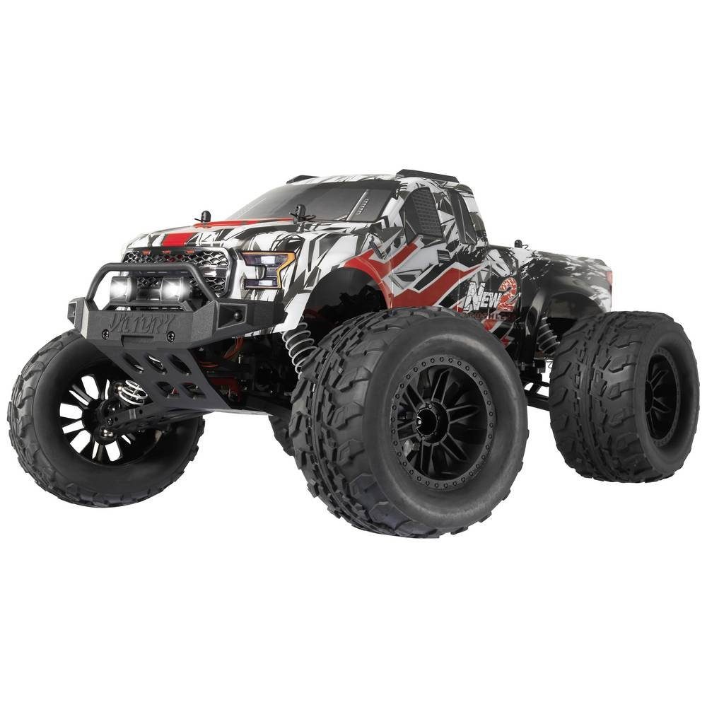 Reely RC-Auto 1:10 Monstertruck New2 Super Combo RE-7766676, inkl. Akku, Ladegerät und Senderbatterien