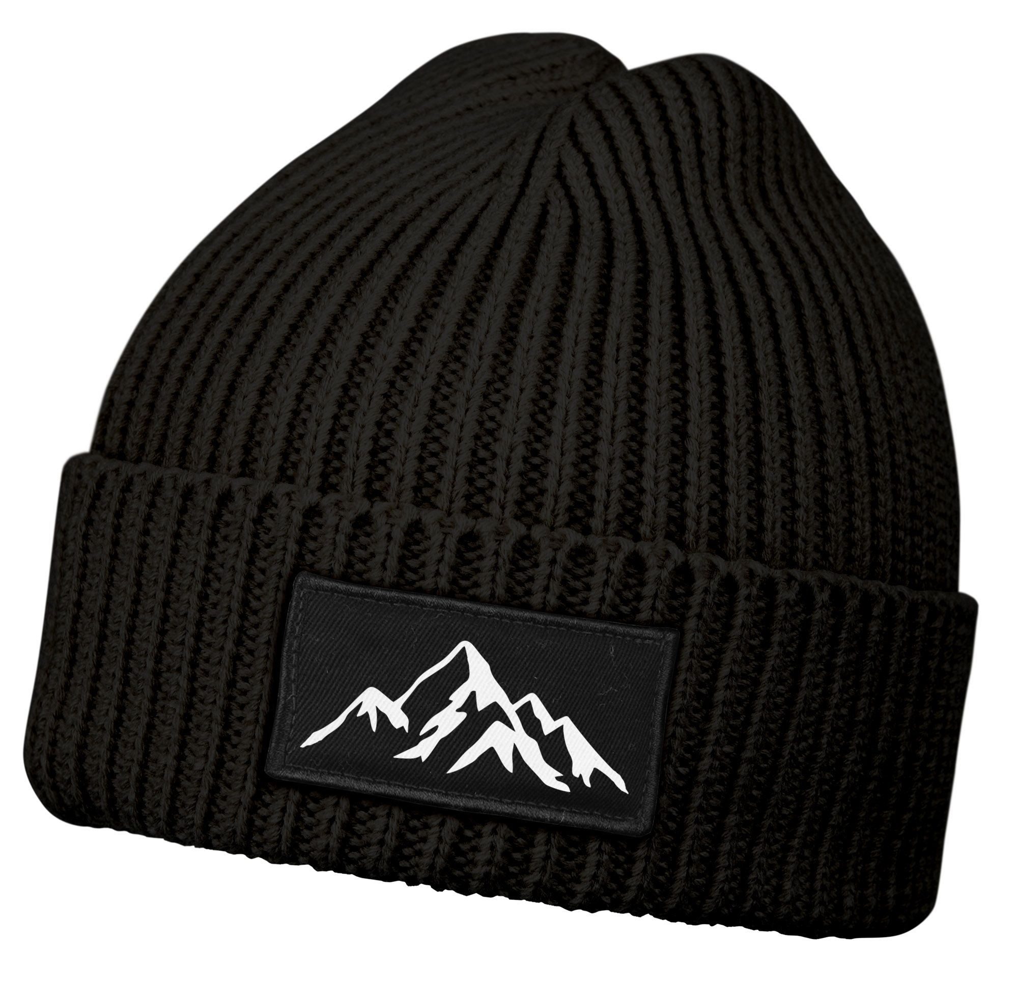 Neverless Strickmütze Damen Beanie Outdoor Patch Berge Wnadern Aufdruck Pri günstig online kaufen