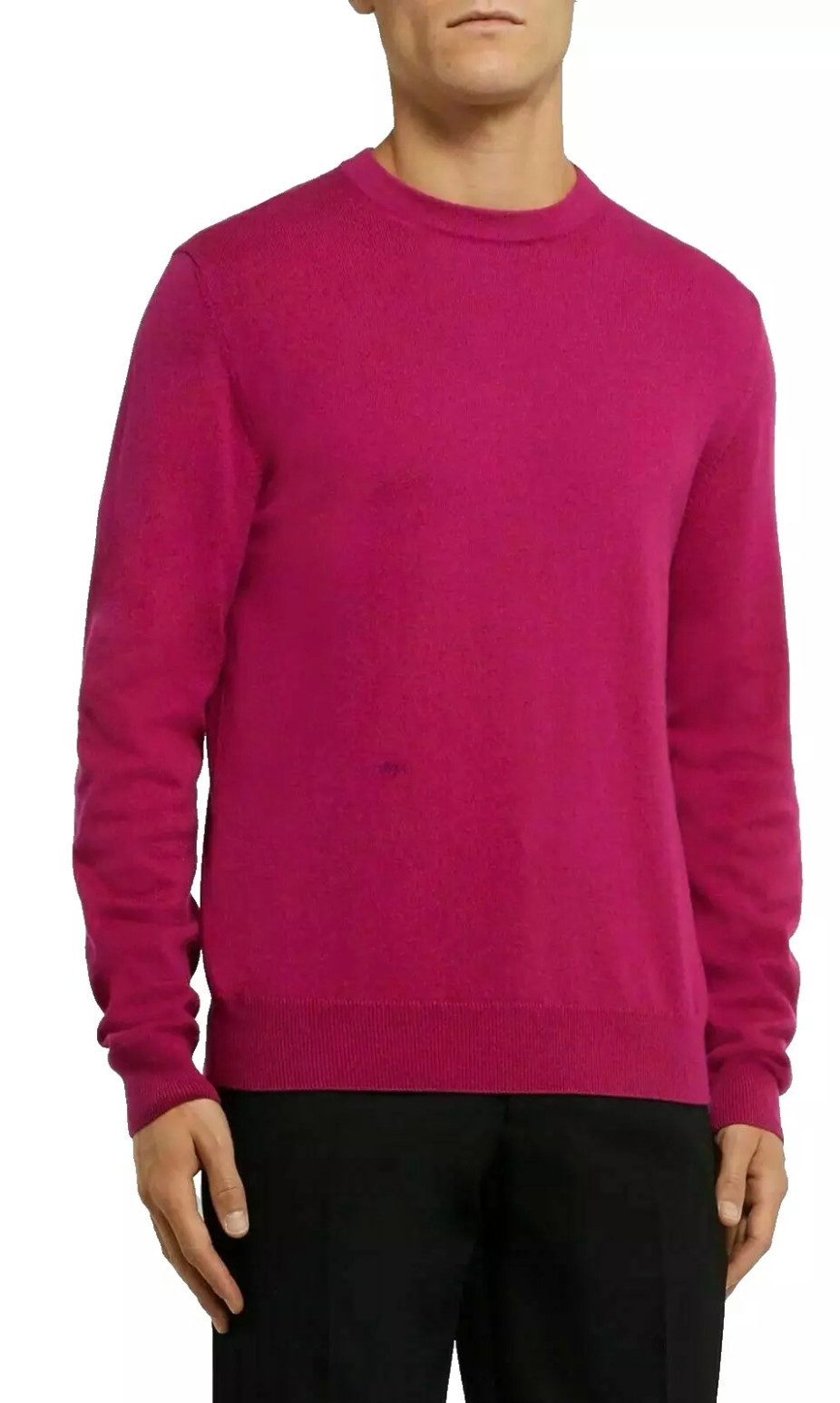 Berluti Kaschmirpullover Kaschmir Maulbeerseiden Strickpullover Dezente Stickerei des Designerlogos