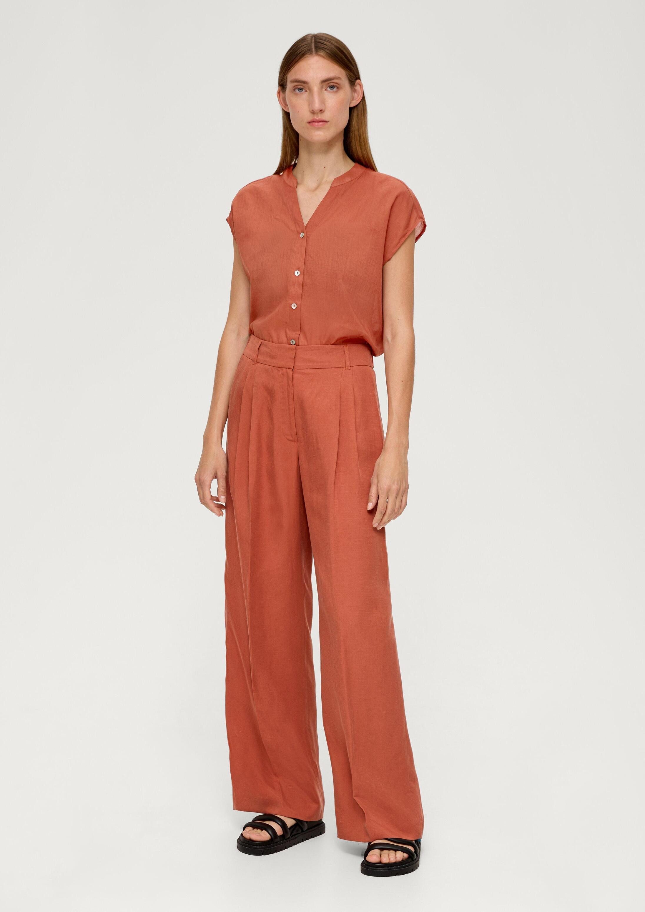 s.Oliver Chinos Hose Regular: Hose mit Bundfalten