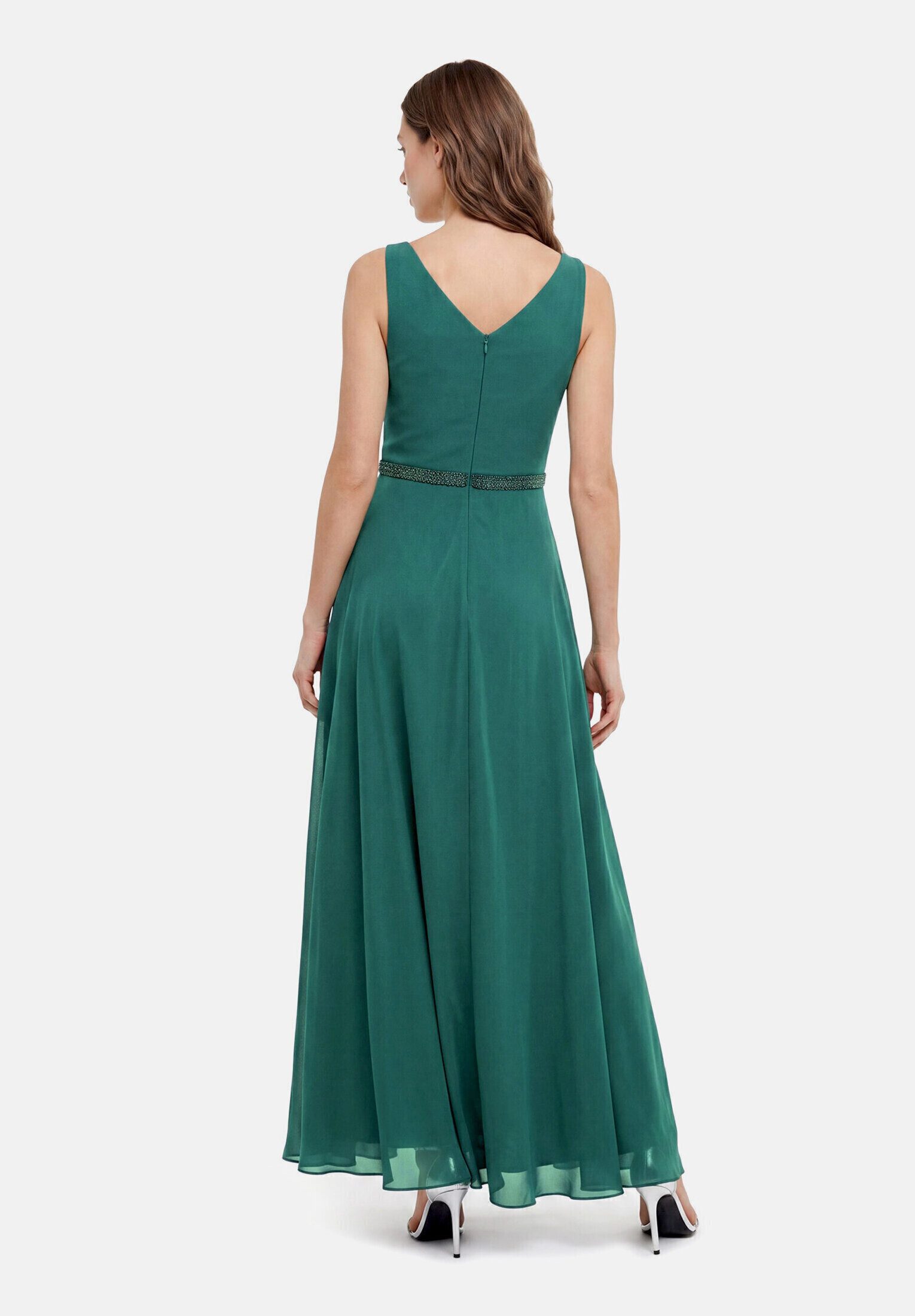 Vera Mont Abendkleid Damen mit Plissee Dekoelemente