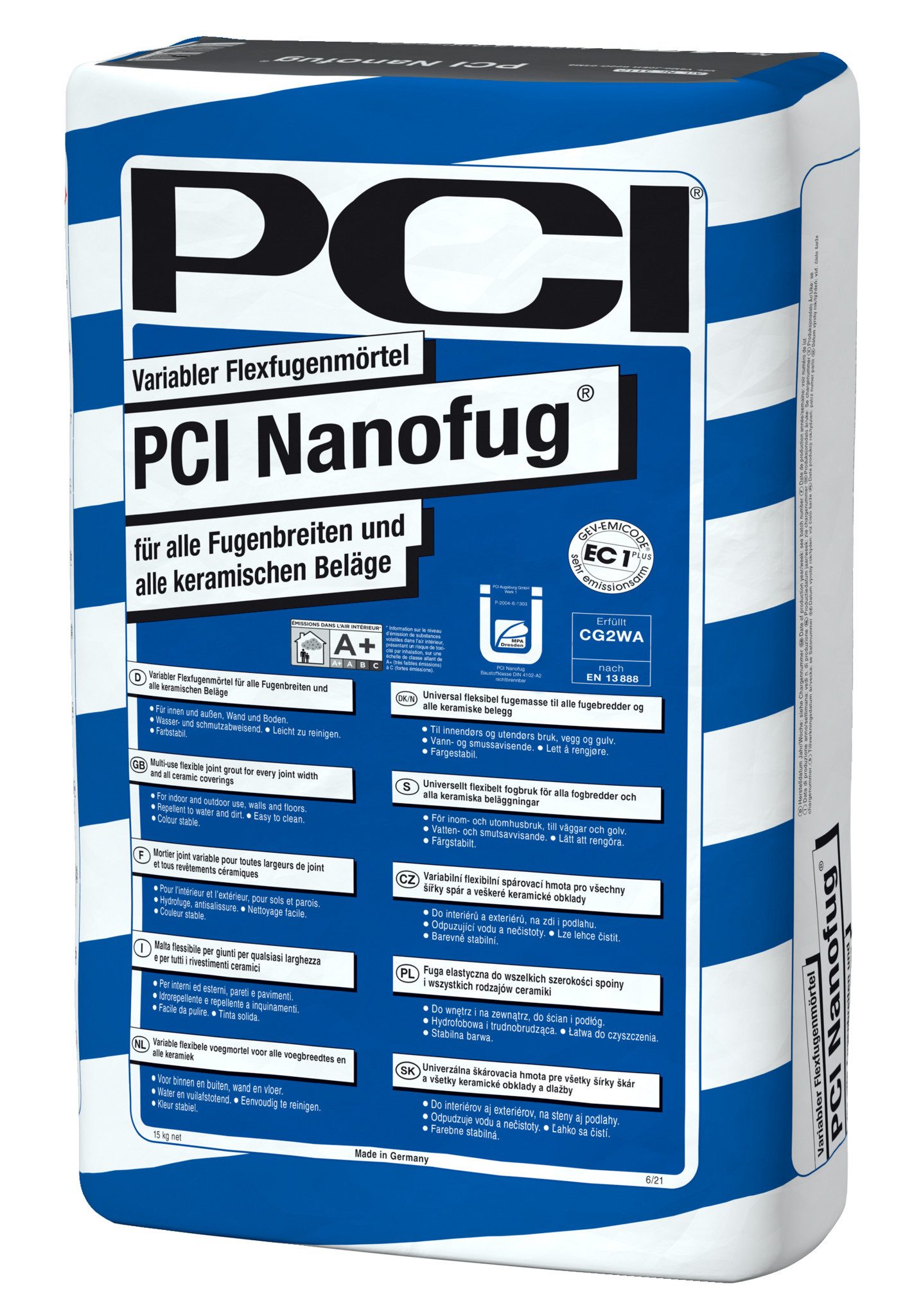 PCI Fliesenkleber PCI Nanofug® Nr. 02 bahamabeige 4 kg, 5 kg