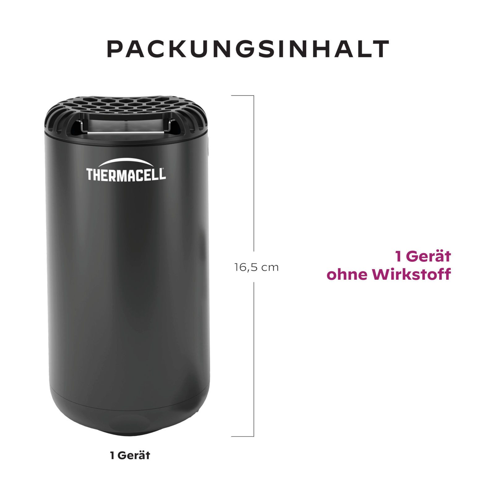 ThermaCell Insektenabwehrgerät Mückenabwehr Protect, Graphit, ohne günstig online kaufen