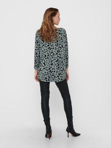 AOP Chinois TOP MOON DOT ONLY 4/5 ONLELCOS Green 3/4-Arm-Shirt JRS