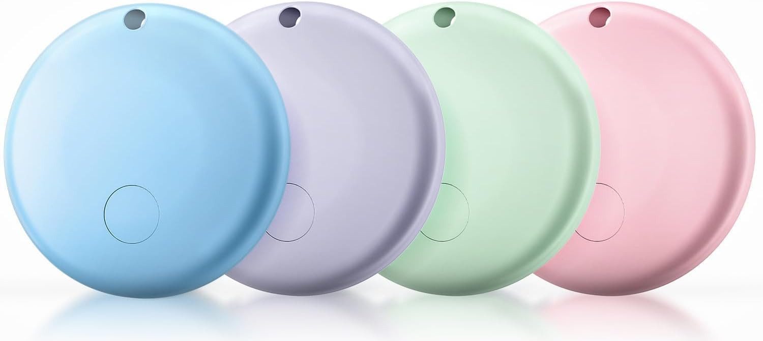 Luckice Tracker 4er-Pack für iOS, kompatibel mit der App „Wo ist?“ Bluetooth-Tracker (Smart Tag, Air Tag-Alternative)