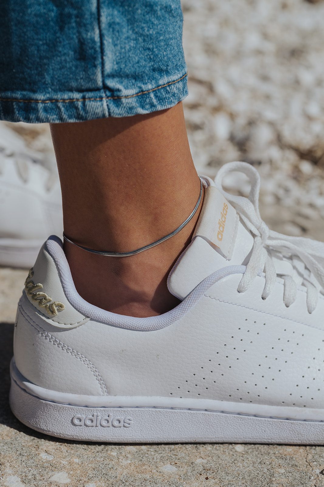 Made by Nami Fußkette mit starkem Karabiner-Verschluss Edelstahl, Schlangen günstig online kaufen