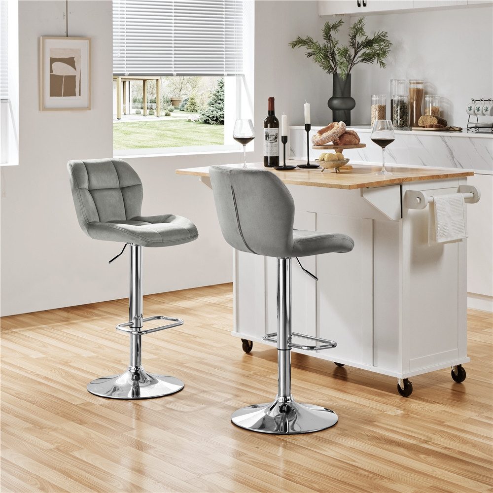 Yaheetech Barhocker (2 St), 1/2er-Set Barstühle günstig online kaufen