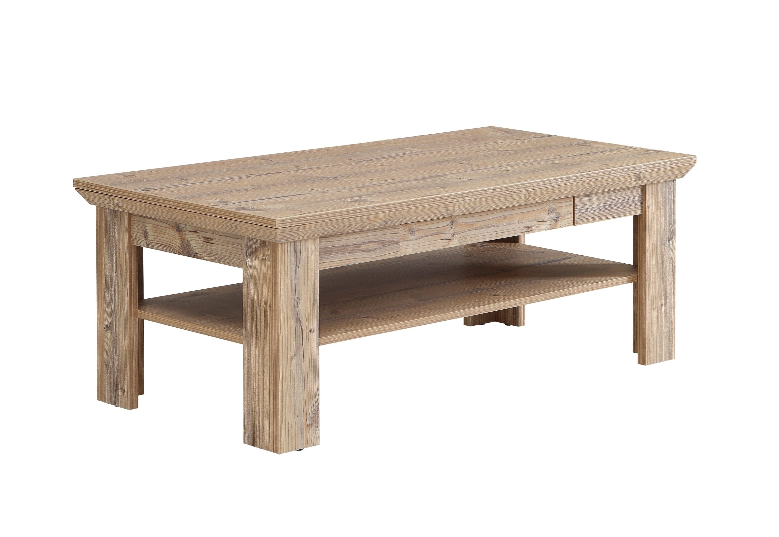 freiraum Couchtisch NEPAL, in Bramberg Fichte Dekor - 120x45x60cm (BxHxT)