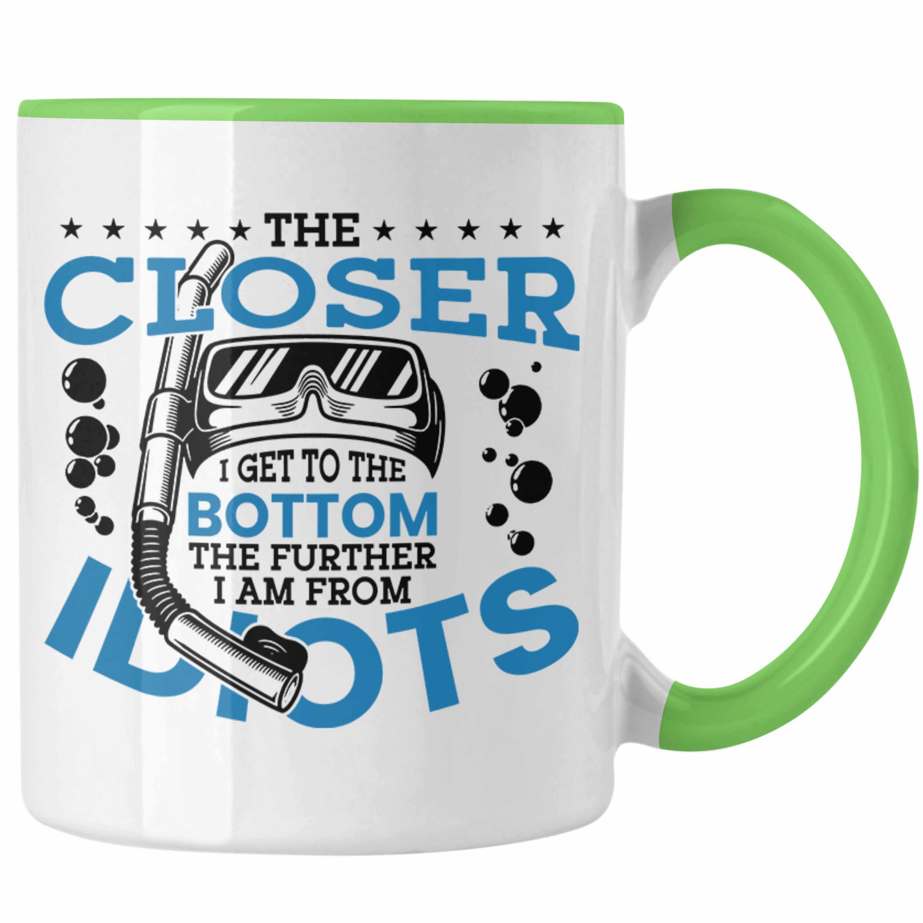 Trendation Tasse Trendation Taucher Geschenk Spruch Tasse Tauchlehrer