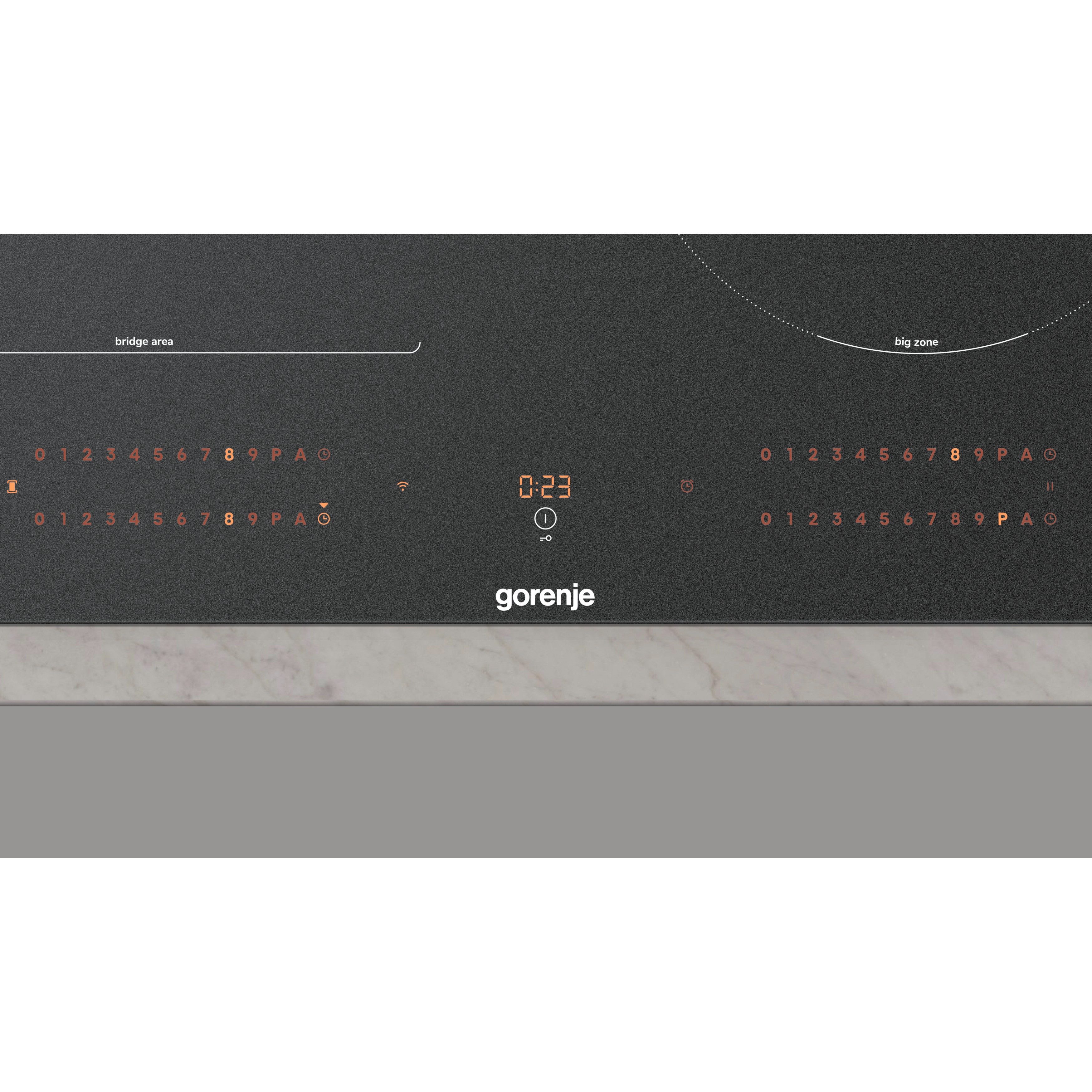 GORENJE Flex-Induktions-Kochfeld GI6433SRWF, Infinity-Matt, kratzresistent, Bridge-Zone, Flex-Induktion
