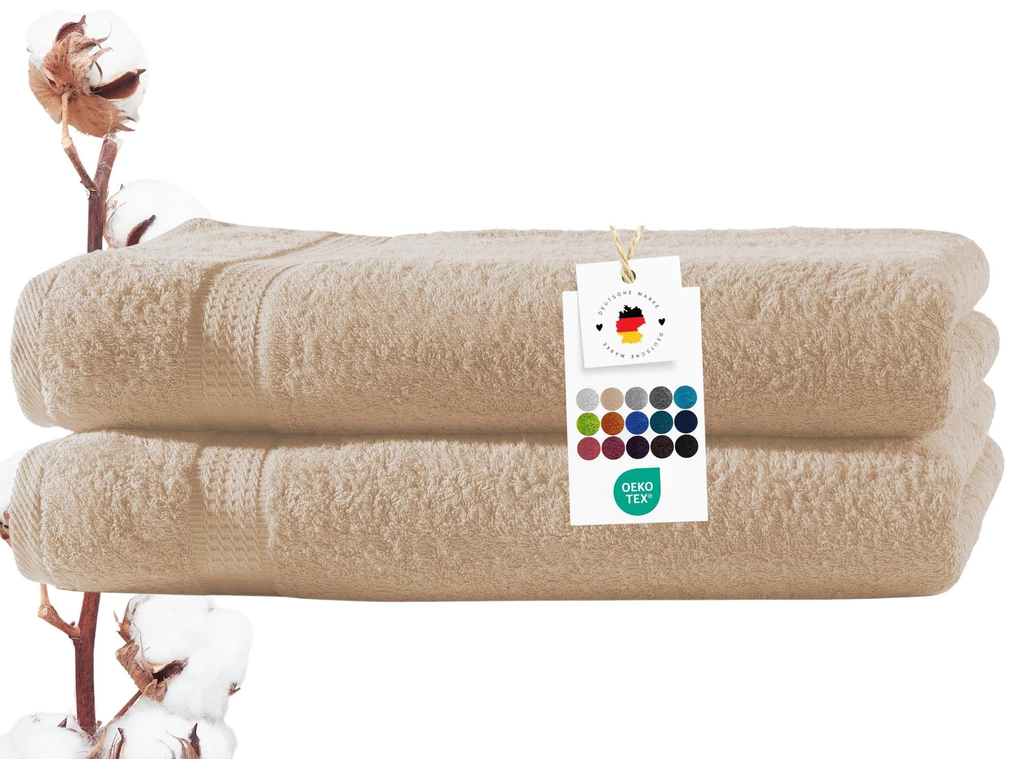 Carpe Sonno Badetücher 100x150 cm 100% Baumwolle Handtuch 500 Gramm /m2 Fro günstig online kaufen