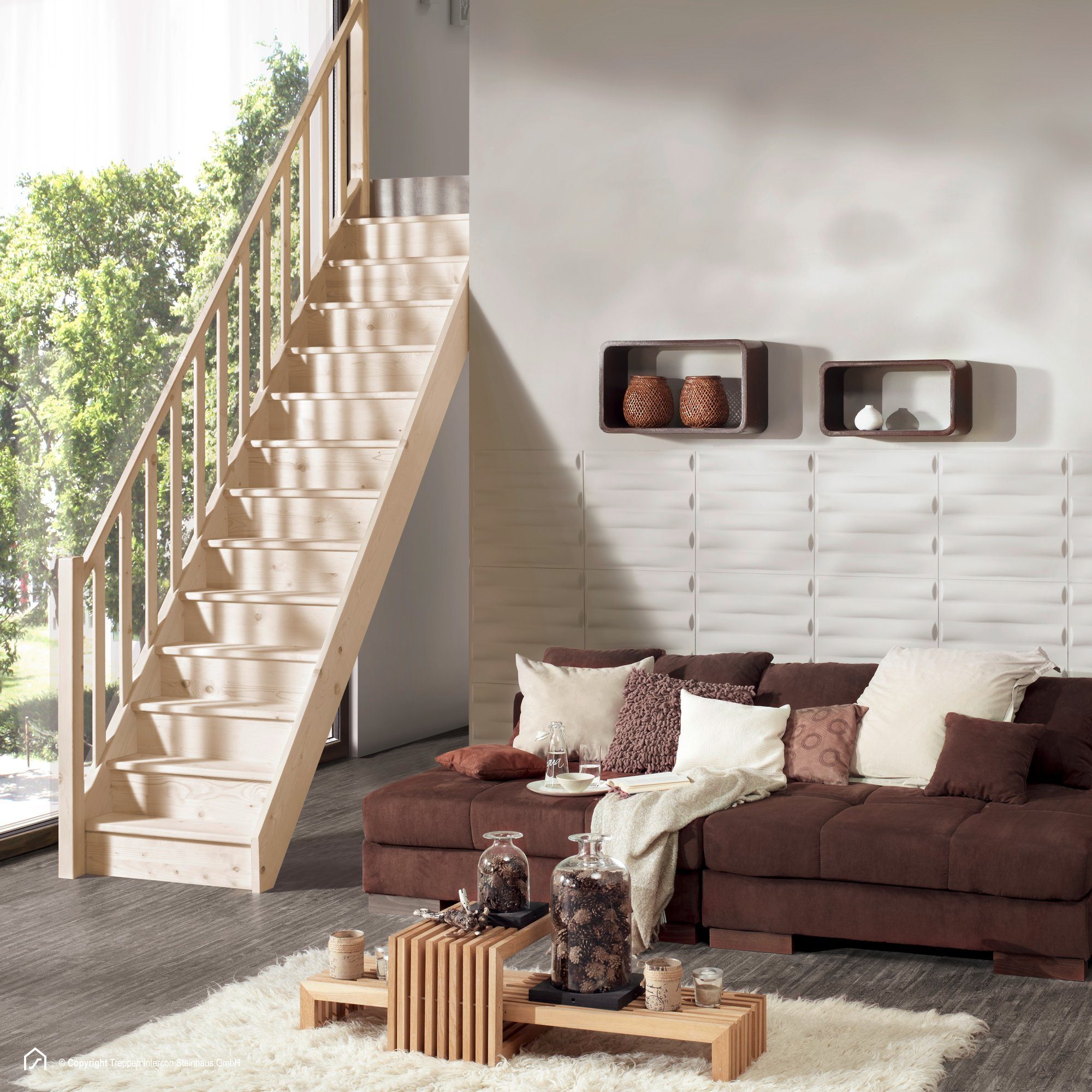 Treppen Intercon Raumspartreppe Casablanca gerade, 60 günstig online kaufen