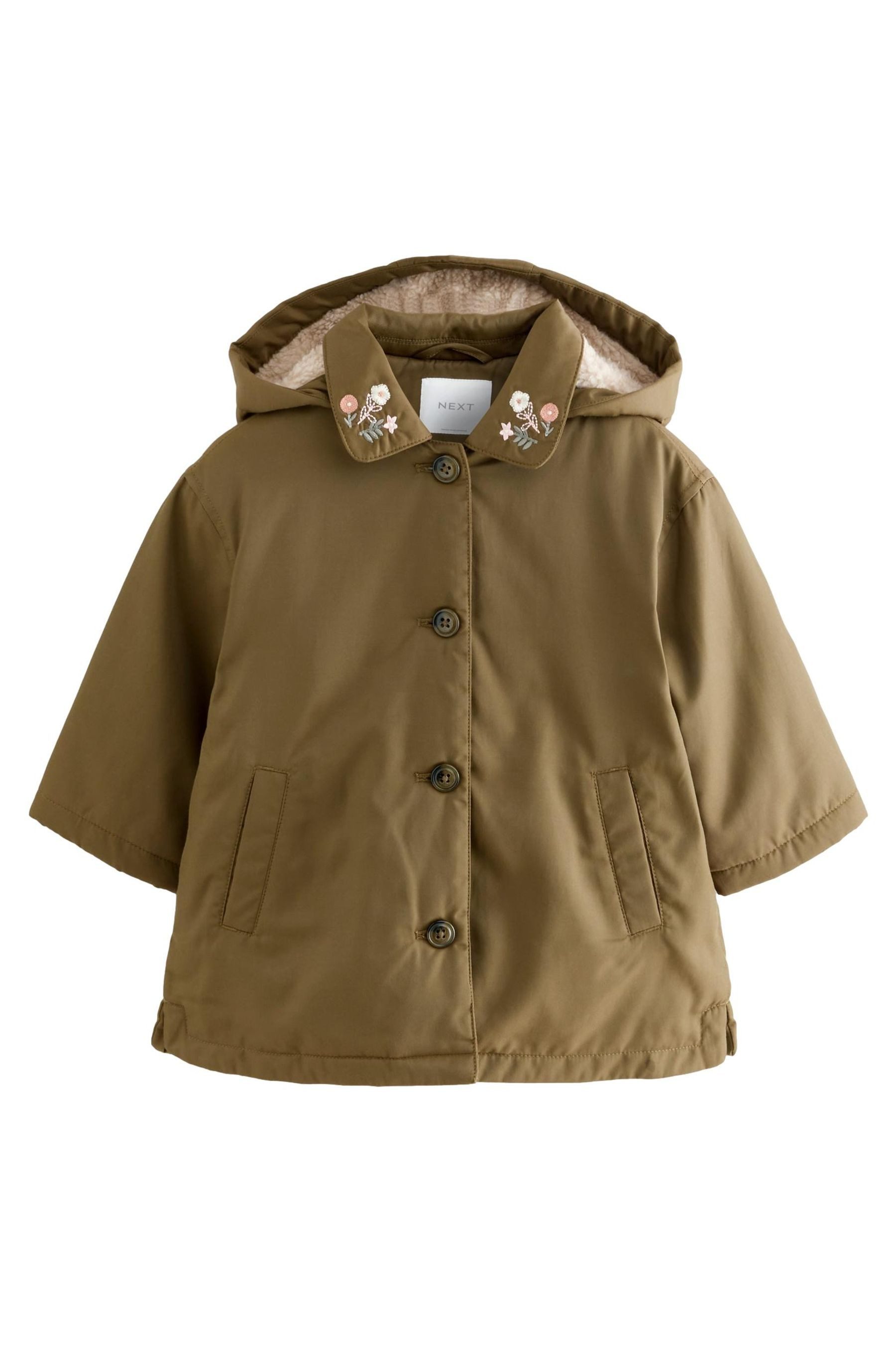 Regenjacke Wasserabweiender, wattierter Mac