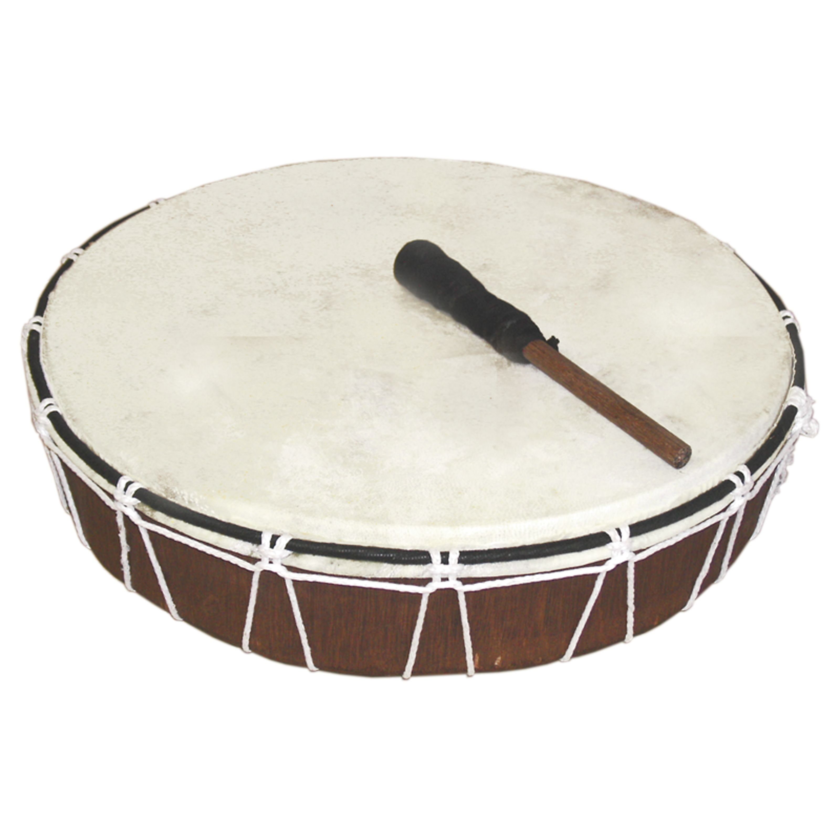 Terré Handtrommel,Rahmentrommel rund, Mahagoni, m. Ziegenfell, 50cm, Percussion, Handtrommeln, Rahmentrommel rund, Mahagoni, m. Ziegenfell, 50cm - Handtrommel