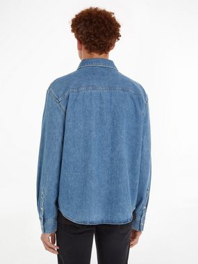 Calvin Klein Jeans Langarmhemd RELAXED LINEAR DENIM SHIRT