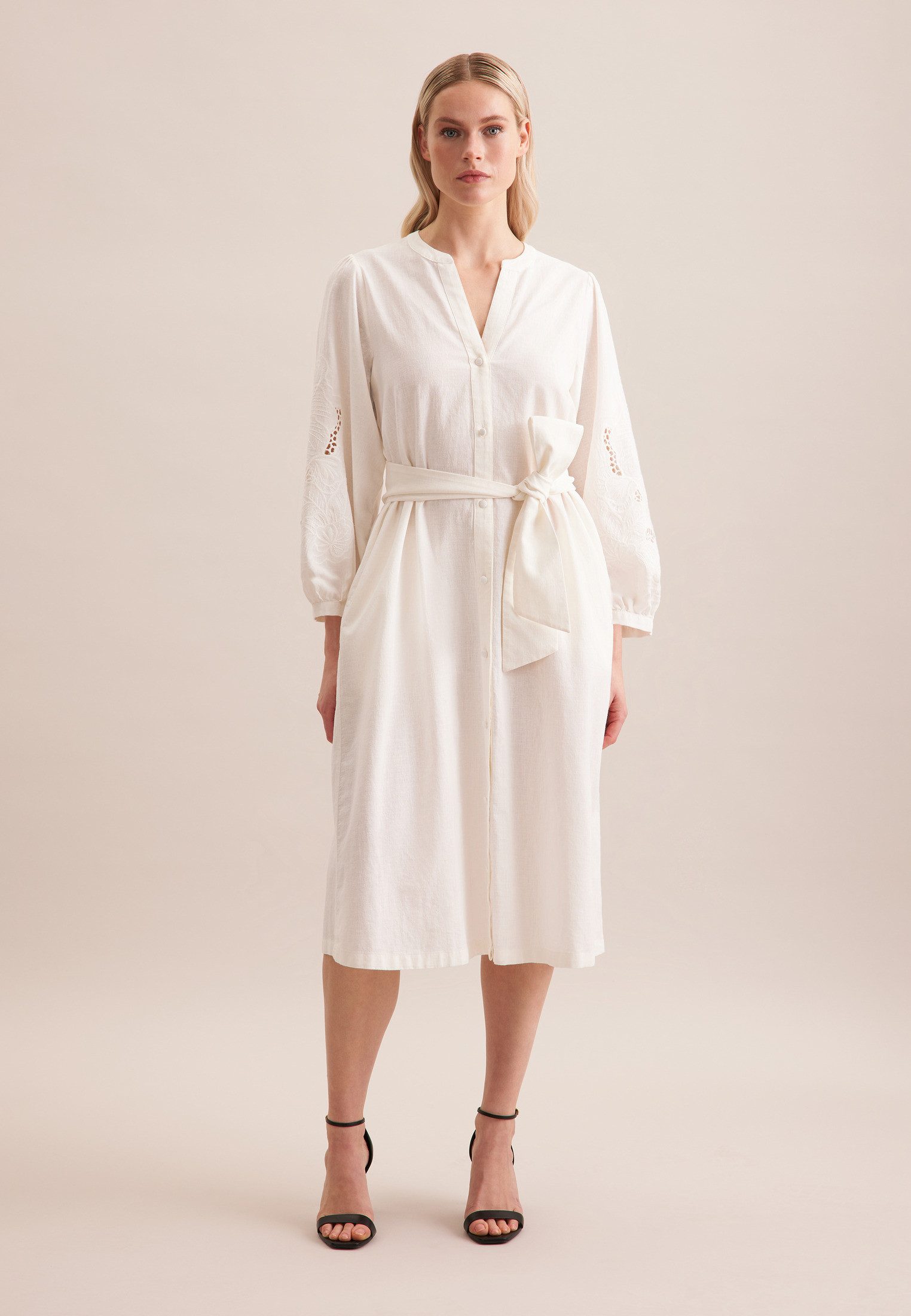 seidensticker Sommerkleid Schwarze Rose 7/8-Arm Rundhals günstig online kaufen