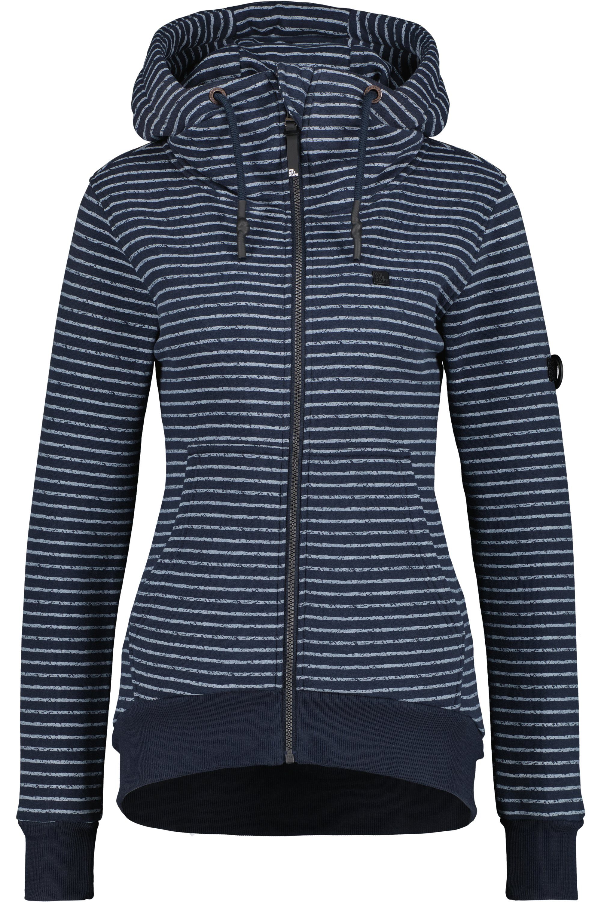 Alife & Kickin Kapuzensweatjacke YasminAK B Sweatjacke Damen pearl Kapuzensweatjacke, Sweatjacket