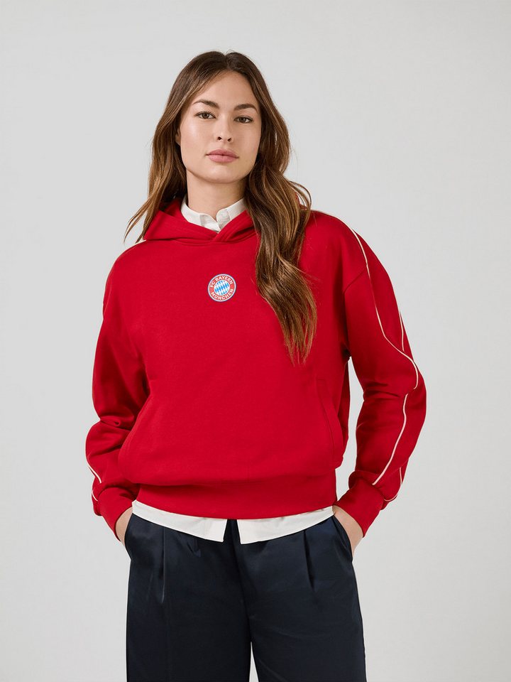 FC Bayern München Kapuzenpullover FC Bayern München, Hoodie Essentials, Damen, Rot