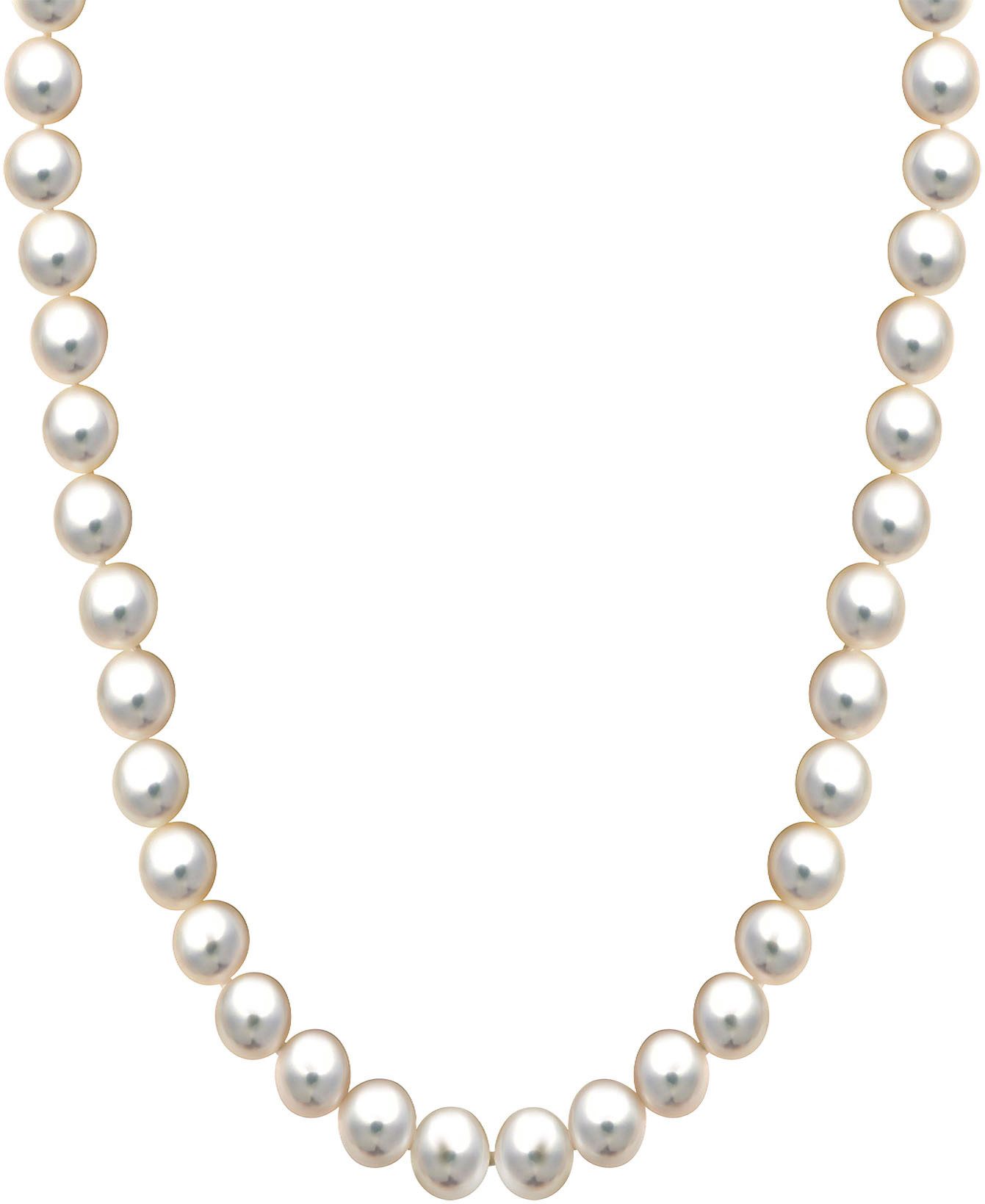 Perlenkette Schmuck Geschenk Gold 375 Halsschmuck Halskette