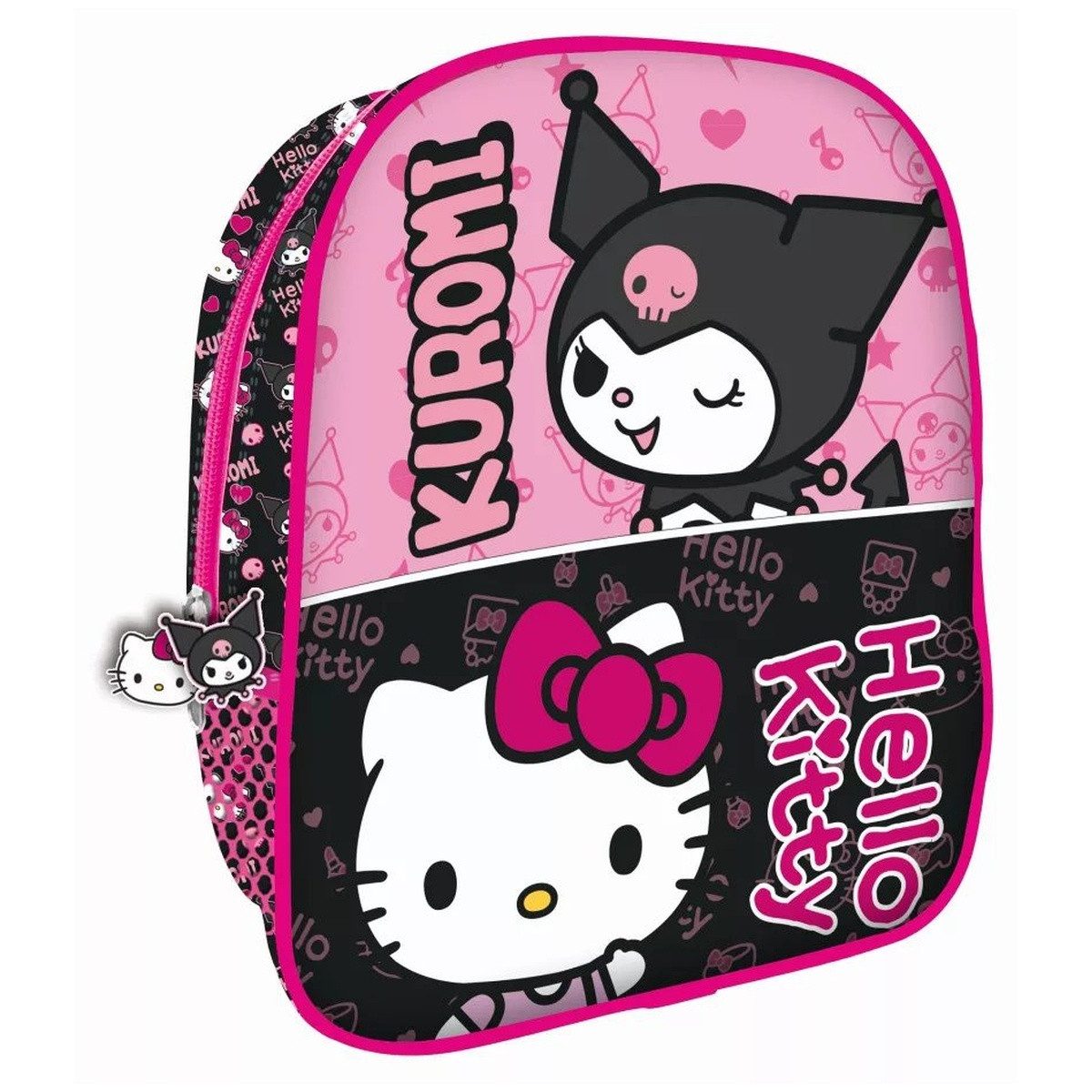 Kinderrucksack Hello Kitty & Kuromi Rucksack, Tasche 26 cm