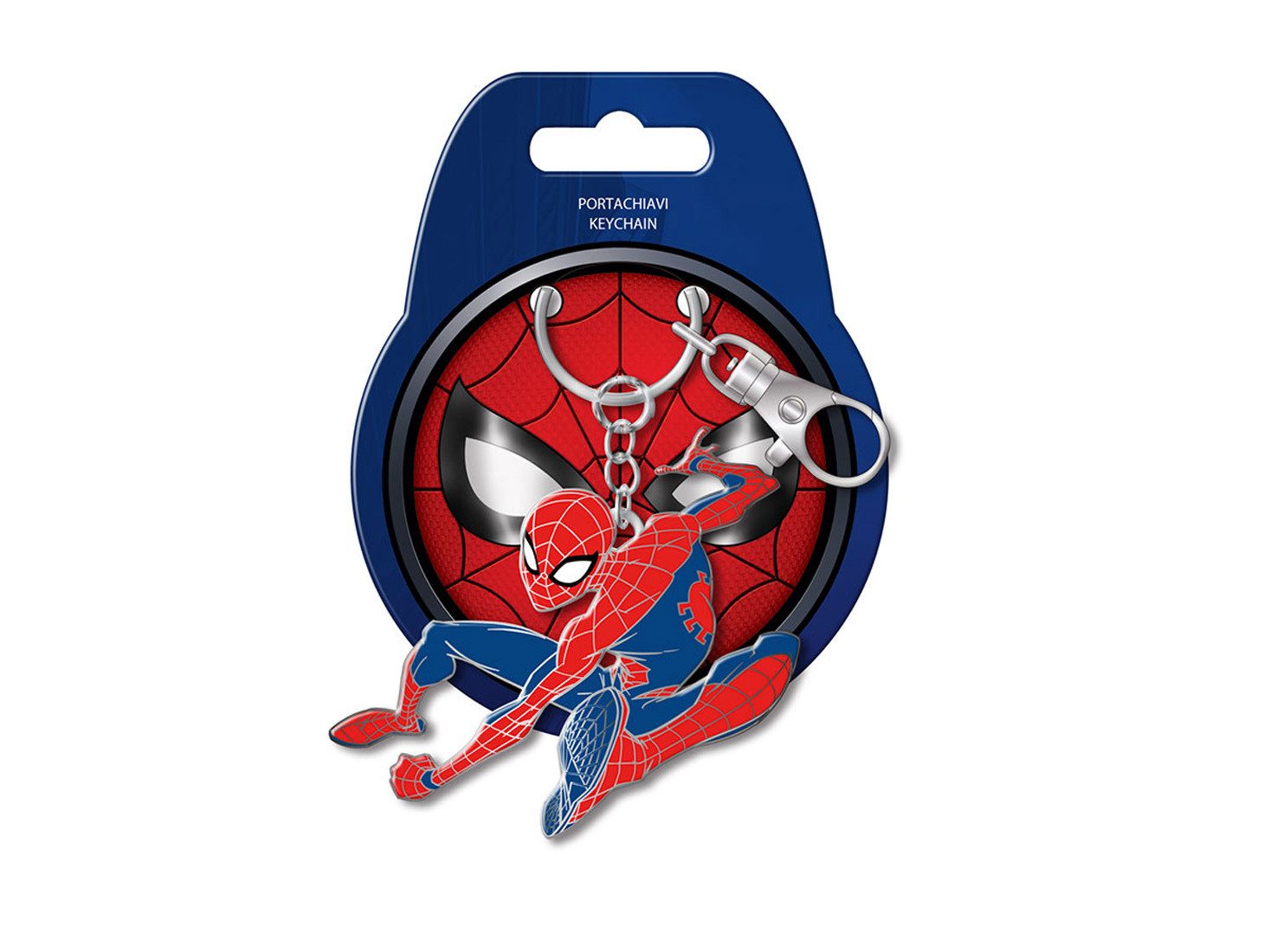 Schlüsselanhänger Spider Man - Action - Metall Keyring
