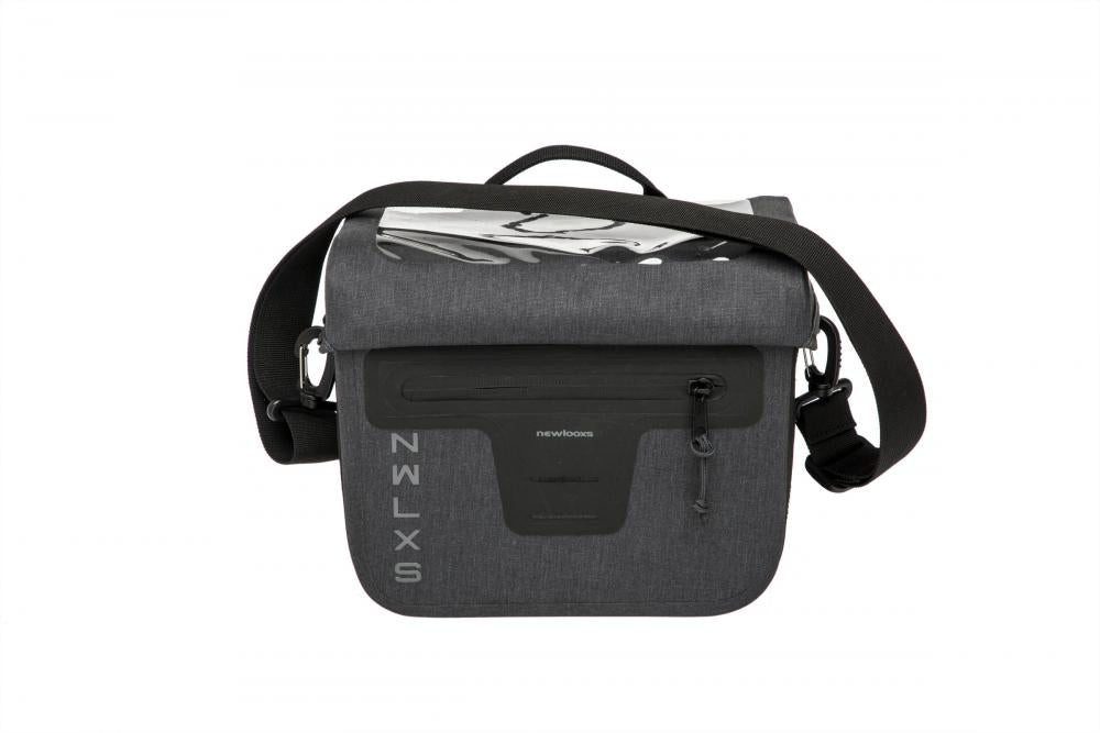 newlooxs Fahrradtasche New Looxs Lenkertasche Varo Handlebar Bag grau Größe 19x27x22cm 9,5l