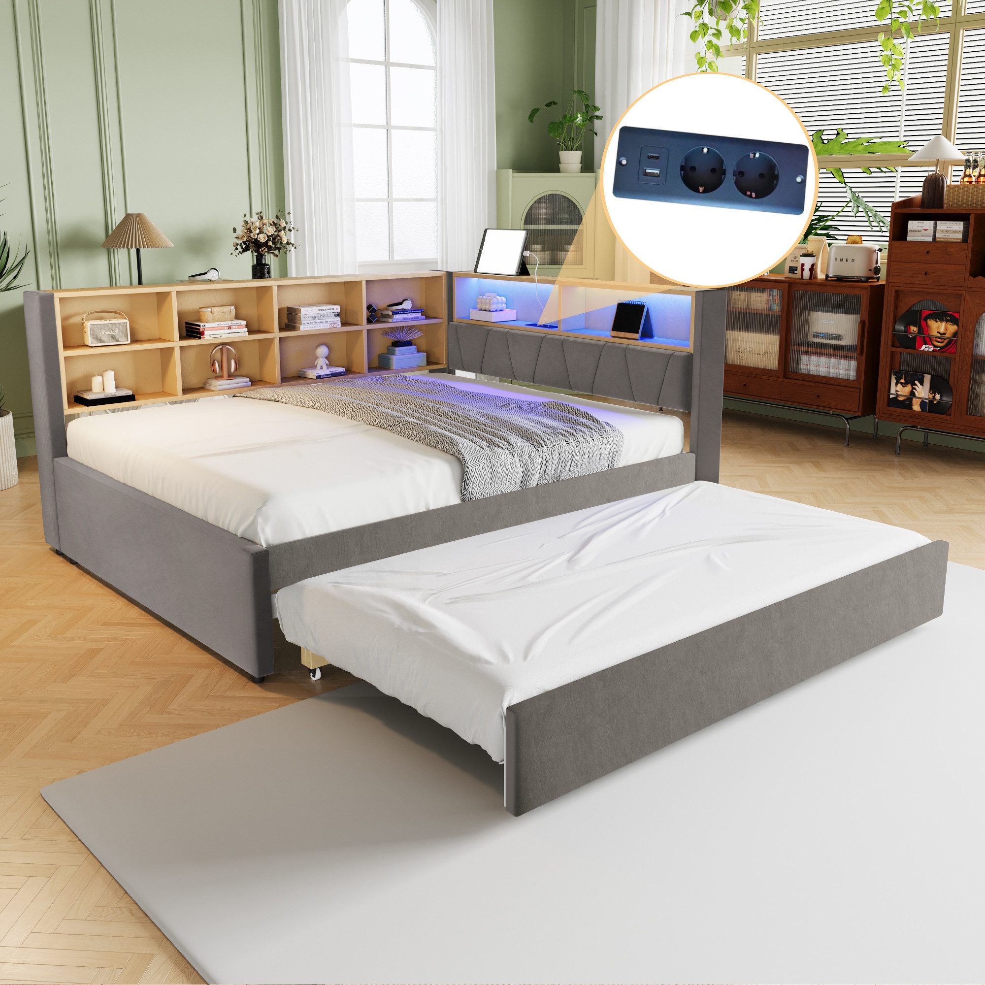 HAUSS SPOLE Schlafsofa 140x200 mit ausziehbett günstig online kaufen