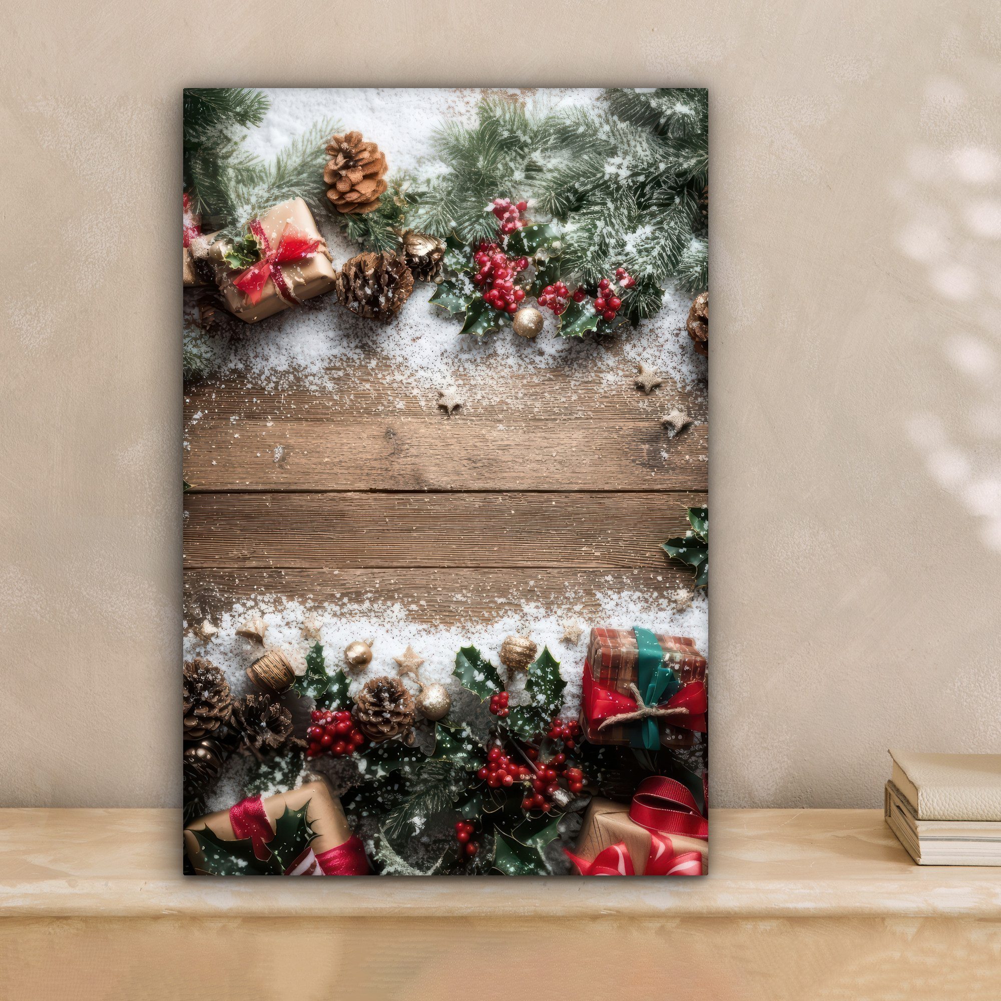 OneMillionCanvasses® Leinwandbild Weihnachtsdekoration - Geschenke - günstig online kaufen