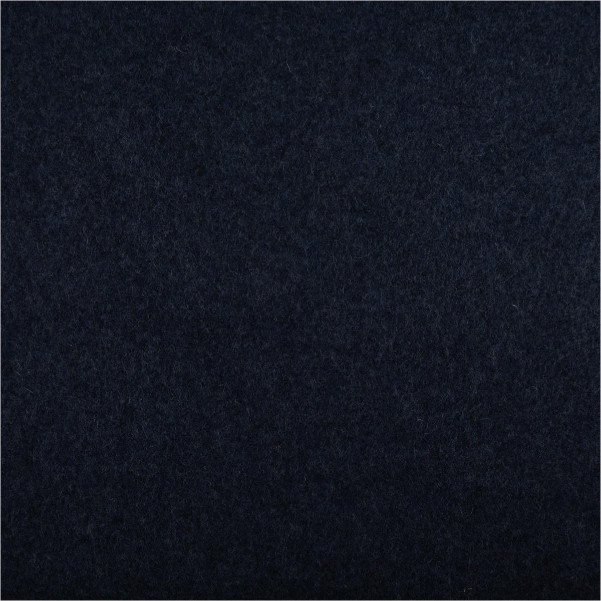 SCHÖNER LEBEN. Stoff Walkloden Stoff Meterware indigo-blau 140cm, atmungsaktiv