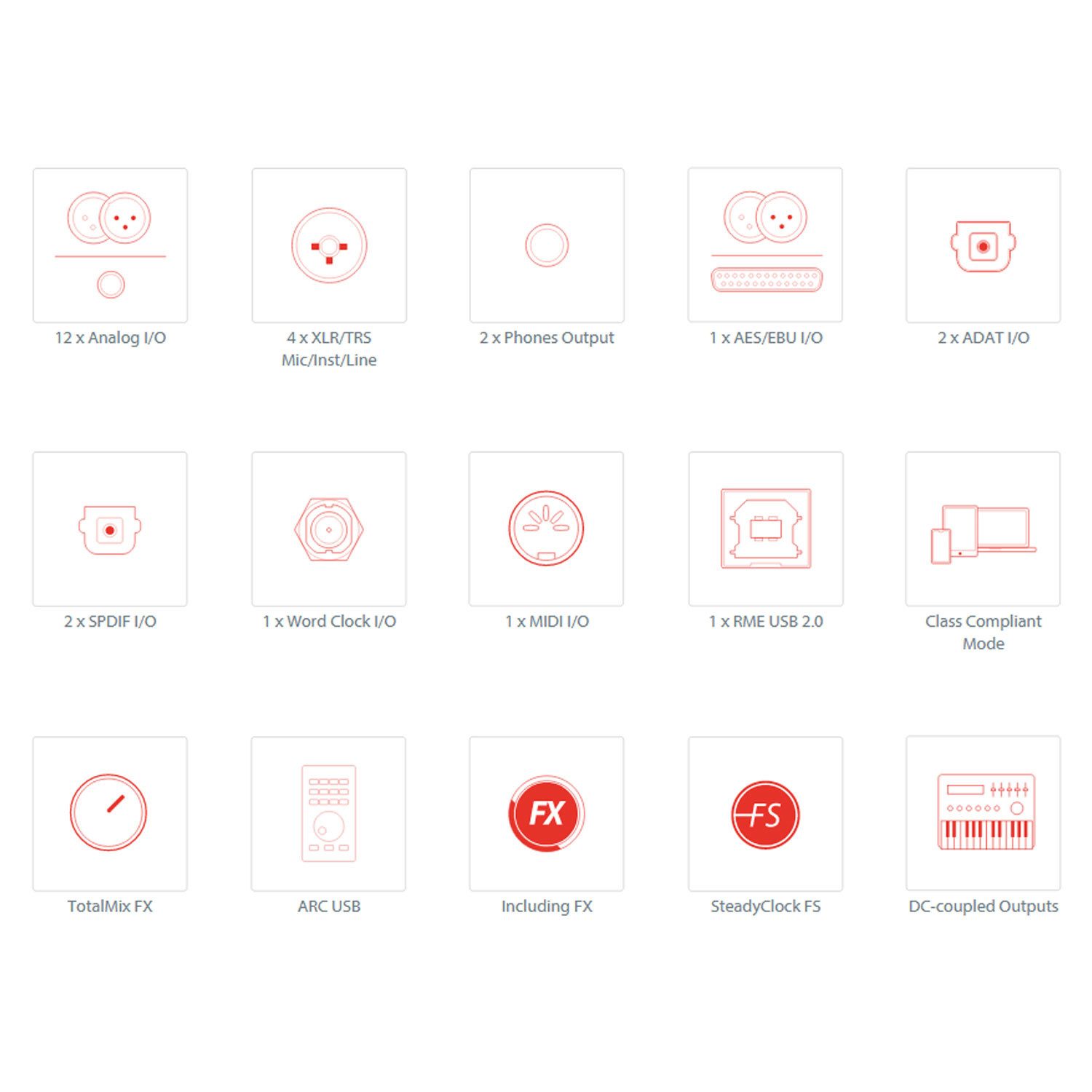 RME Audio RME Audio Interface Fireface 802 FS AE Sonderedition Digitales Aufnahmegerät