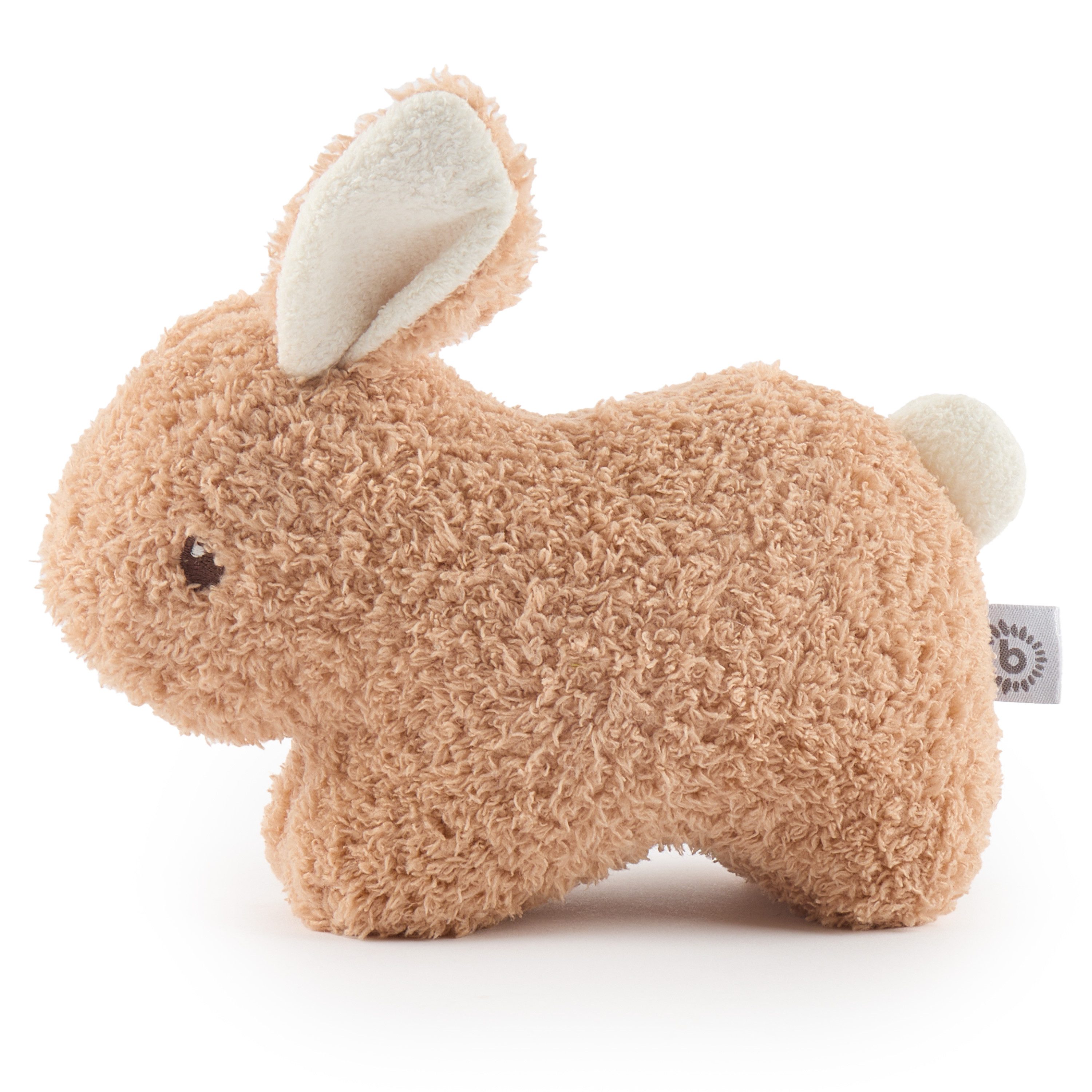 BIECO Plüschfigur Bieco Kuscheltier Hase aus Bouclé mit Karotte
